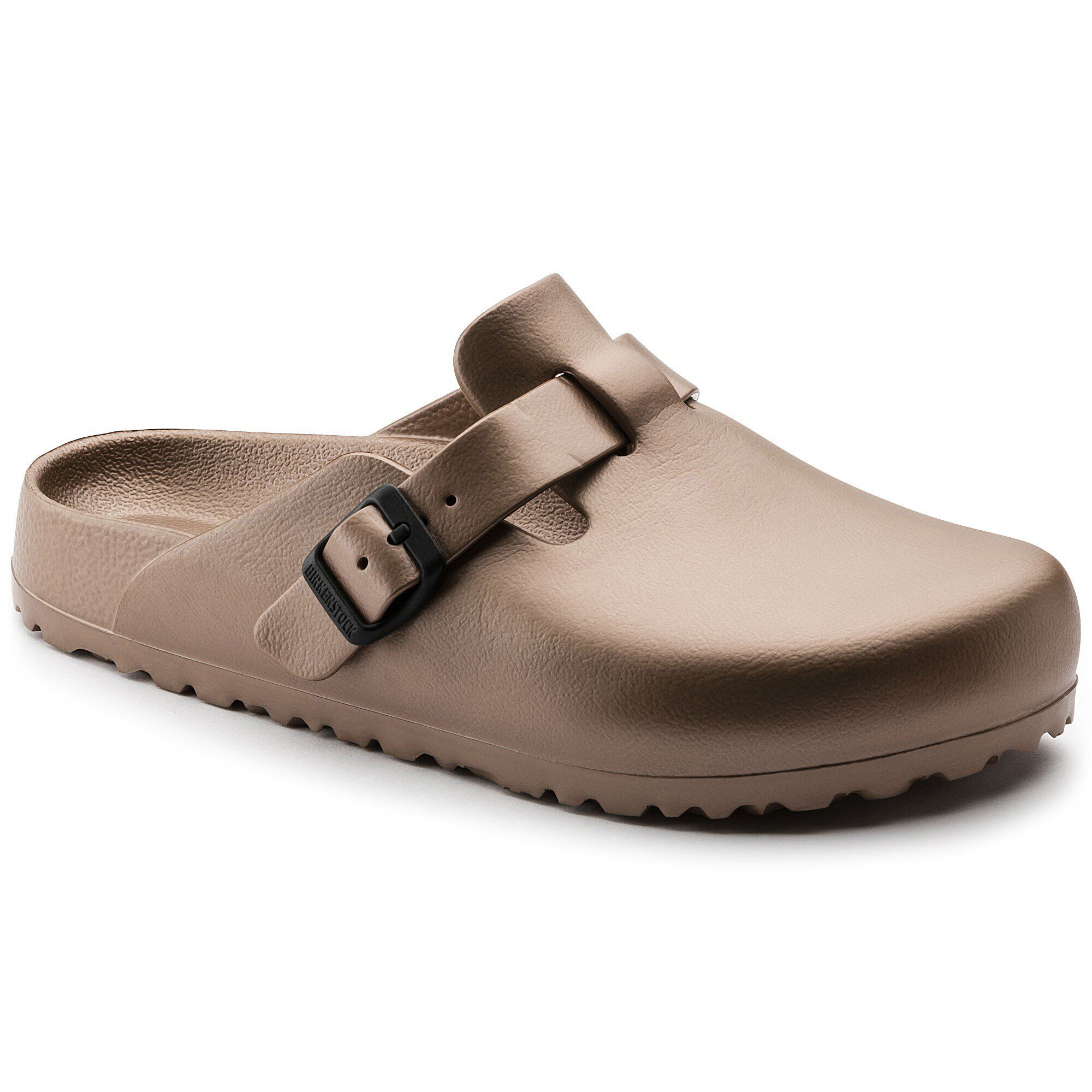 birkenstock boston metallic copper