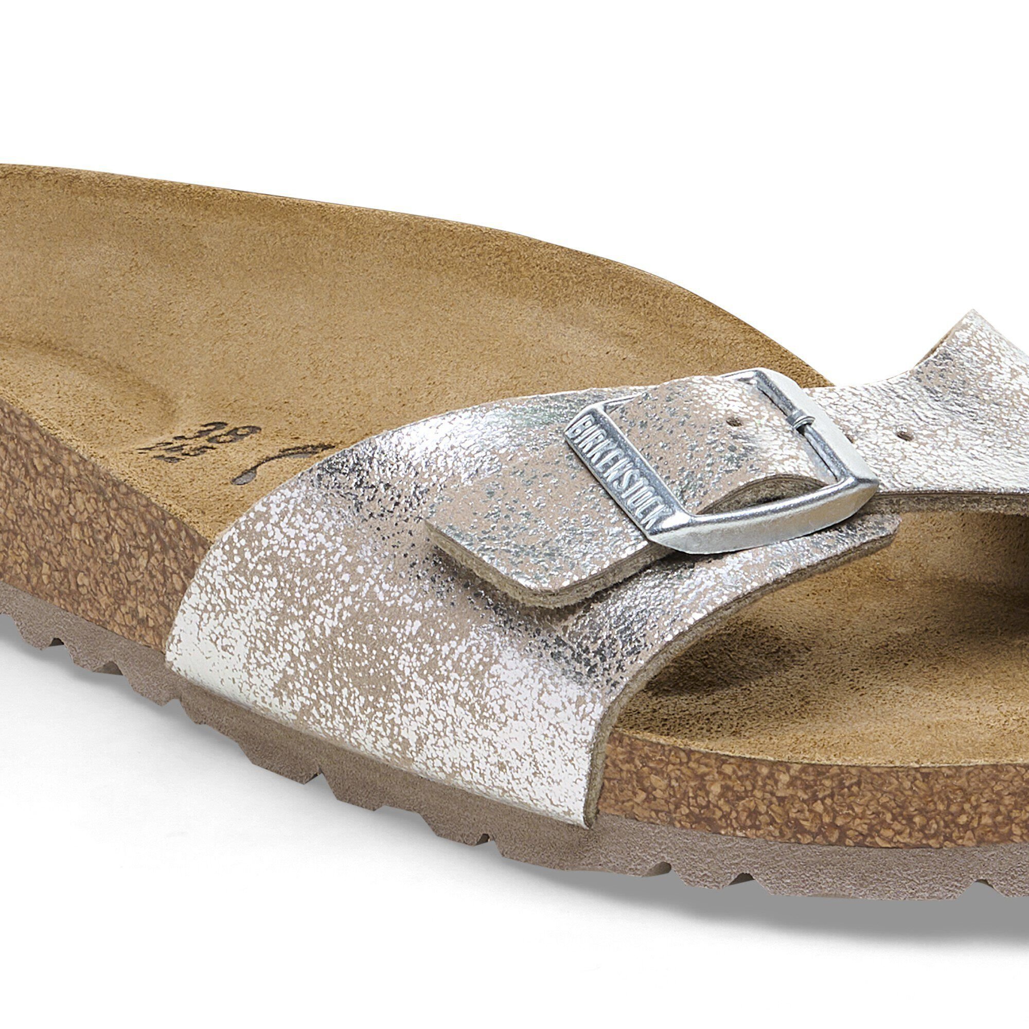 Madrid BS Synthetik SYN Washed Metallic Silver | BIRKENSTOCK