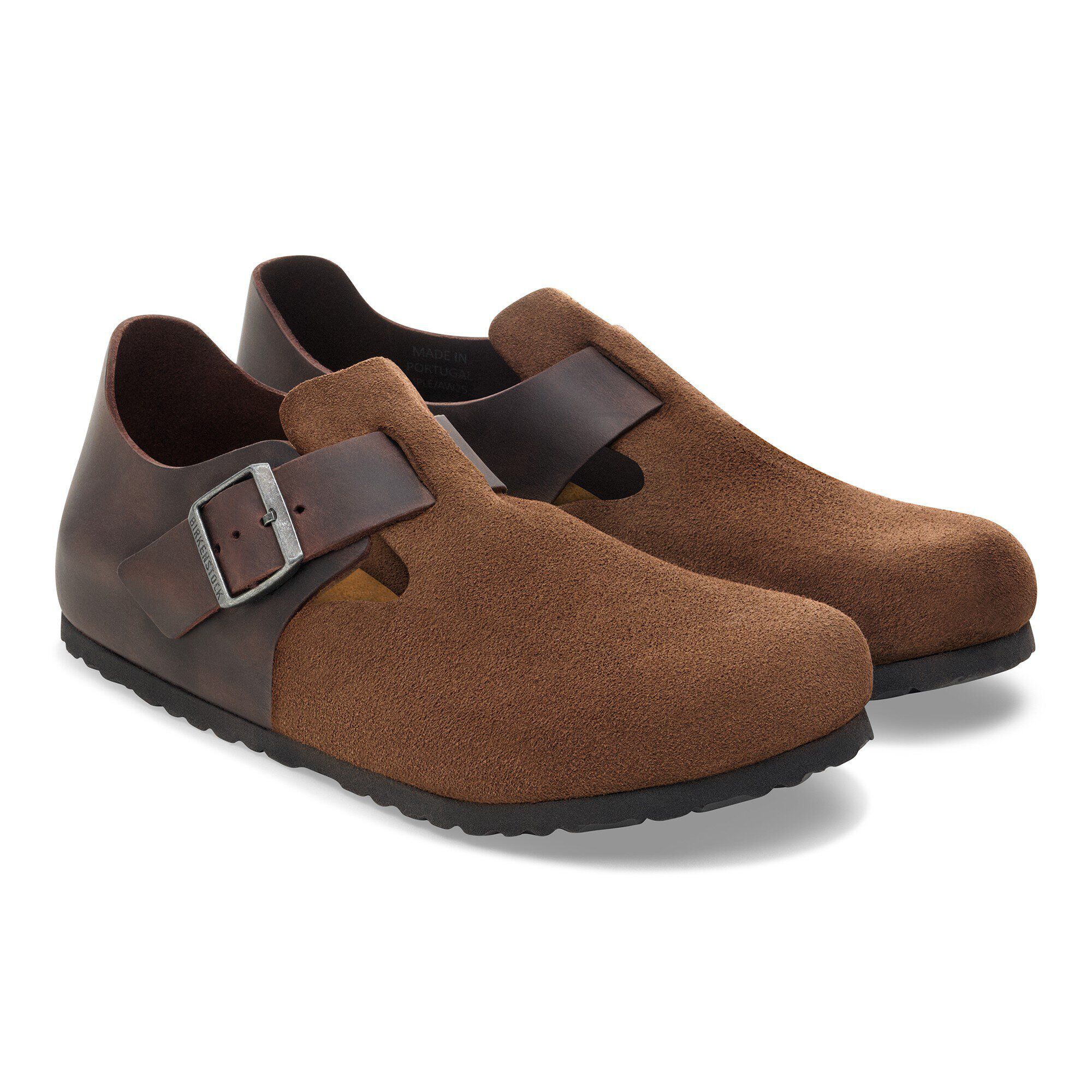 美品　BIRKENSTOCK LONDON 39 25cm London / ロンドン ミックスドレザー ダークティー | BIRKENSTOCK