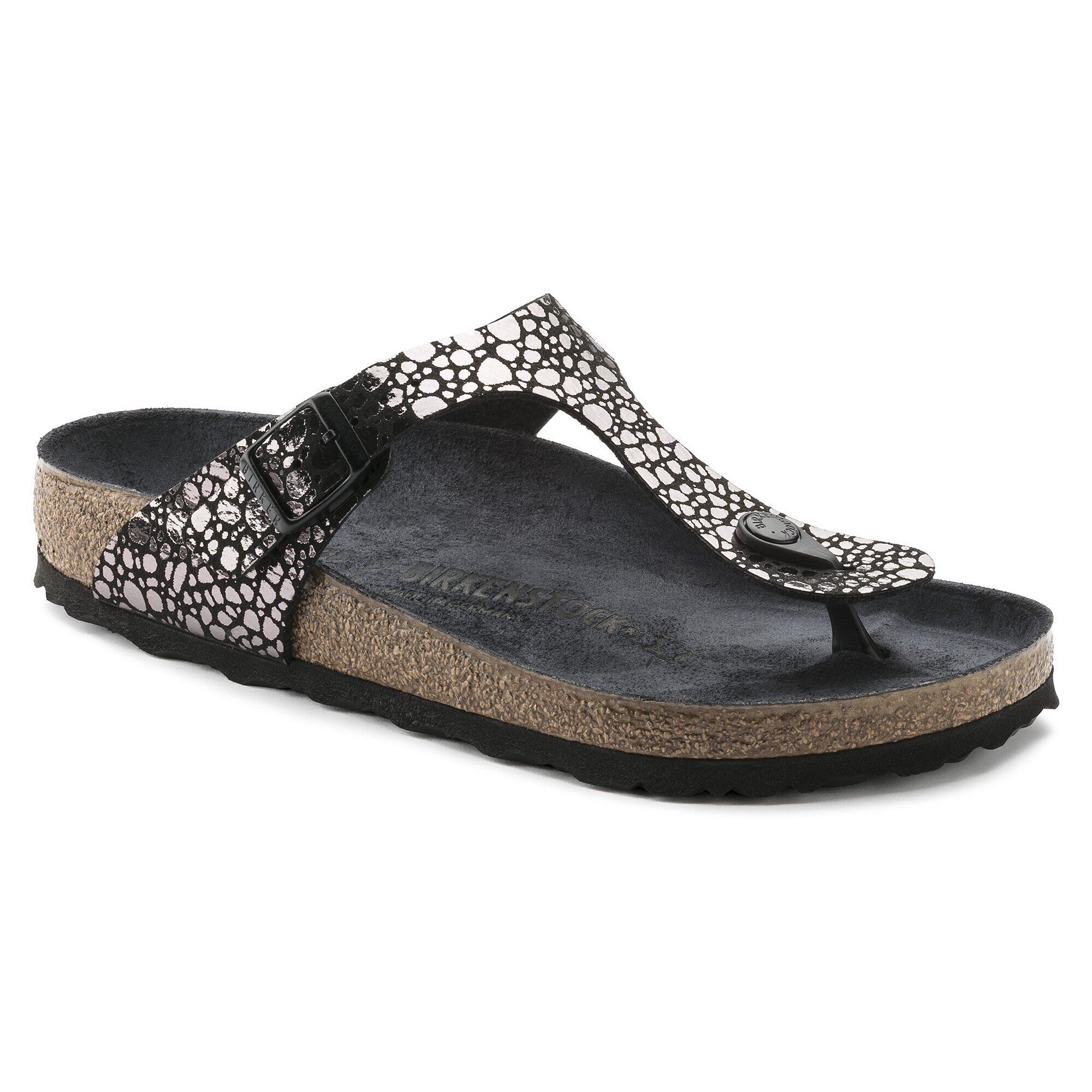 Birkenstock metallic stones black