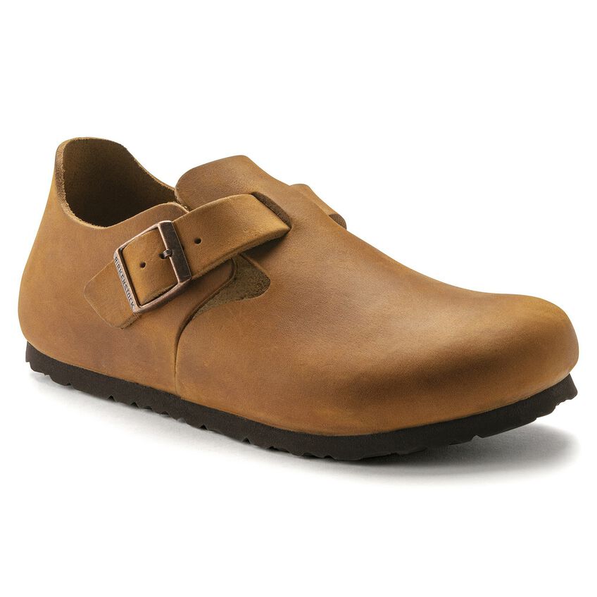 London / ロンドン オイルドナチュラルレザー ジンジャー ブラウン