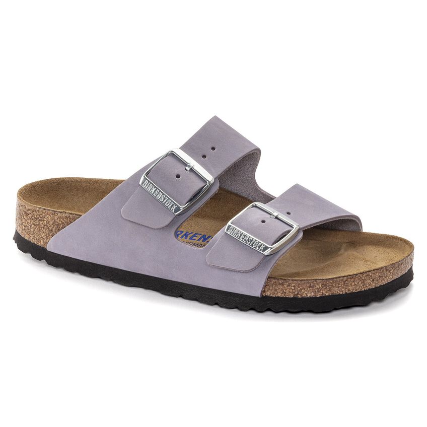 Arizona Soft Footbed Nubuk Leather Purple Fog