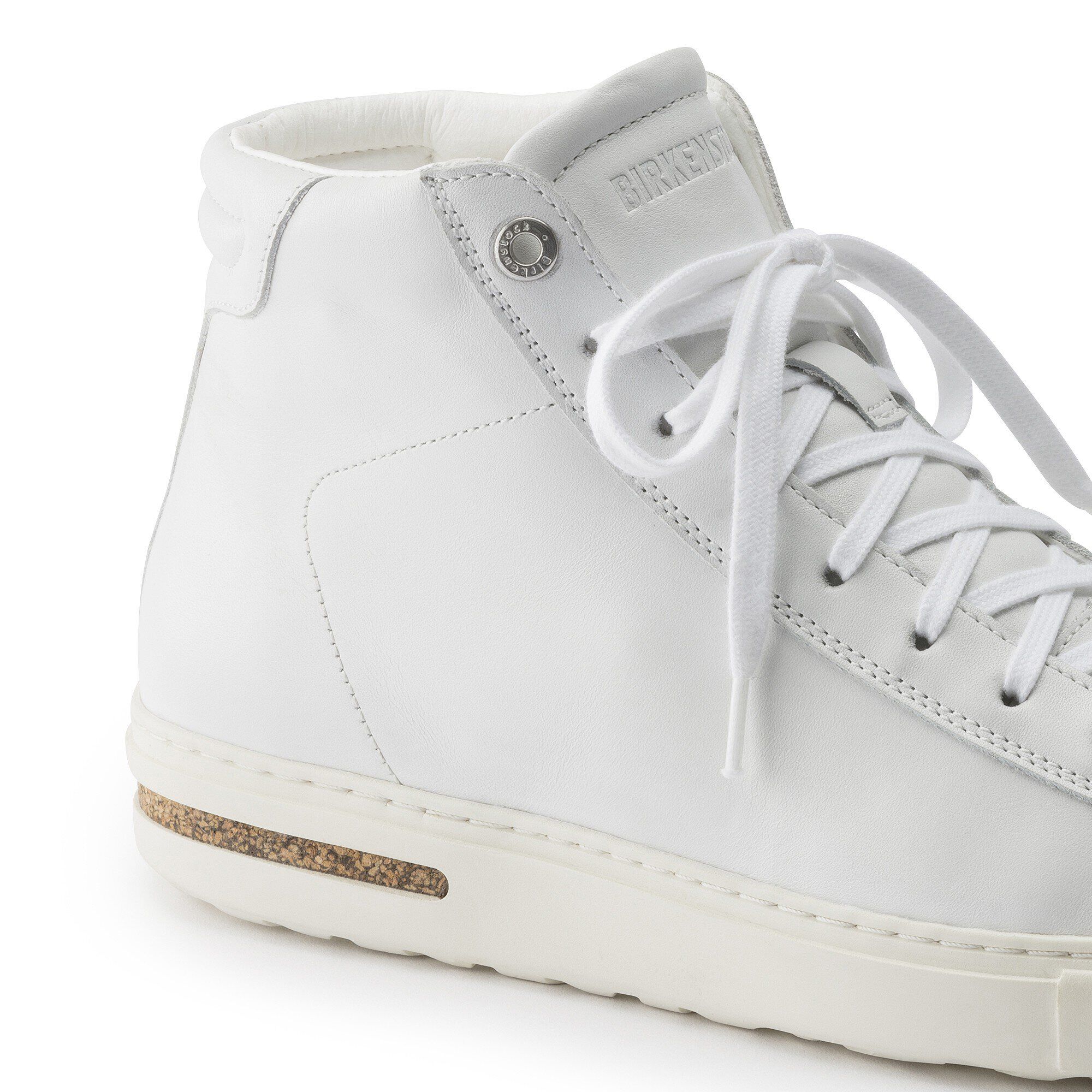 Bend Mid Natural Leather White BIRKENSTOCK