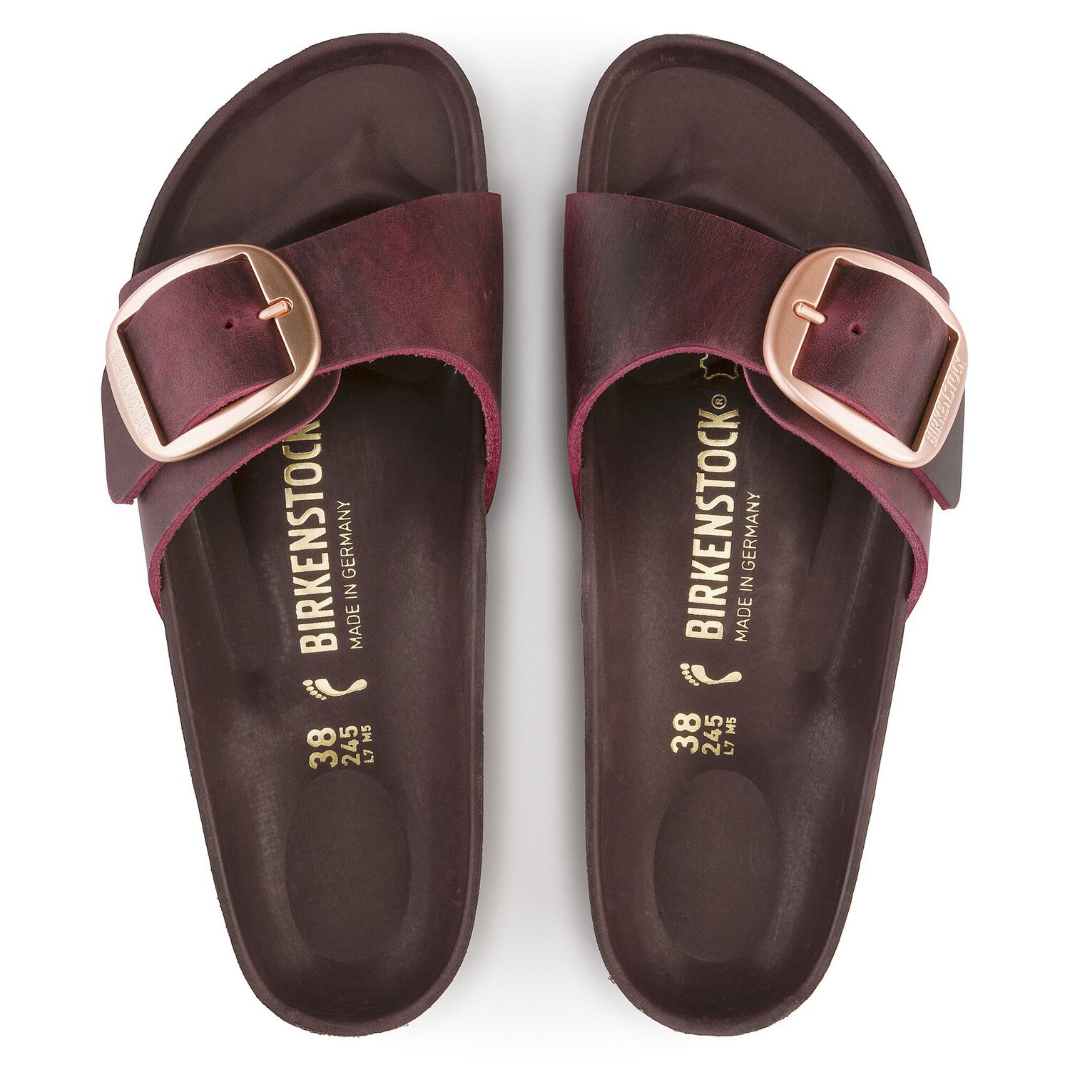 Madrid Big Buckle Oiled Leather Zinfandel BIRKENSTOCK