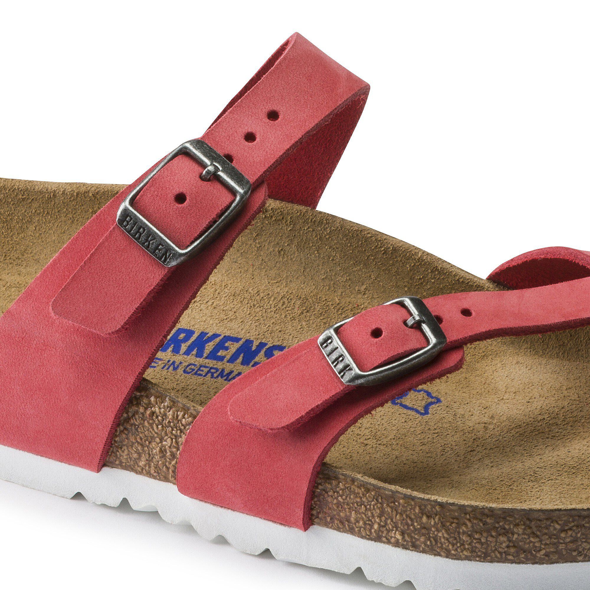 Mayari Nubuck Leather Coral | shop