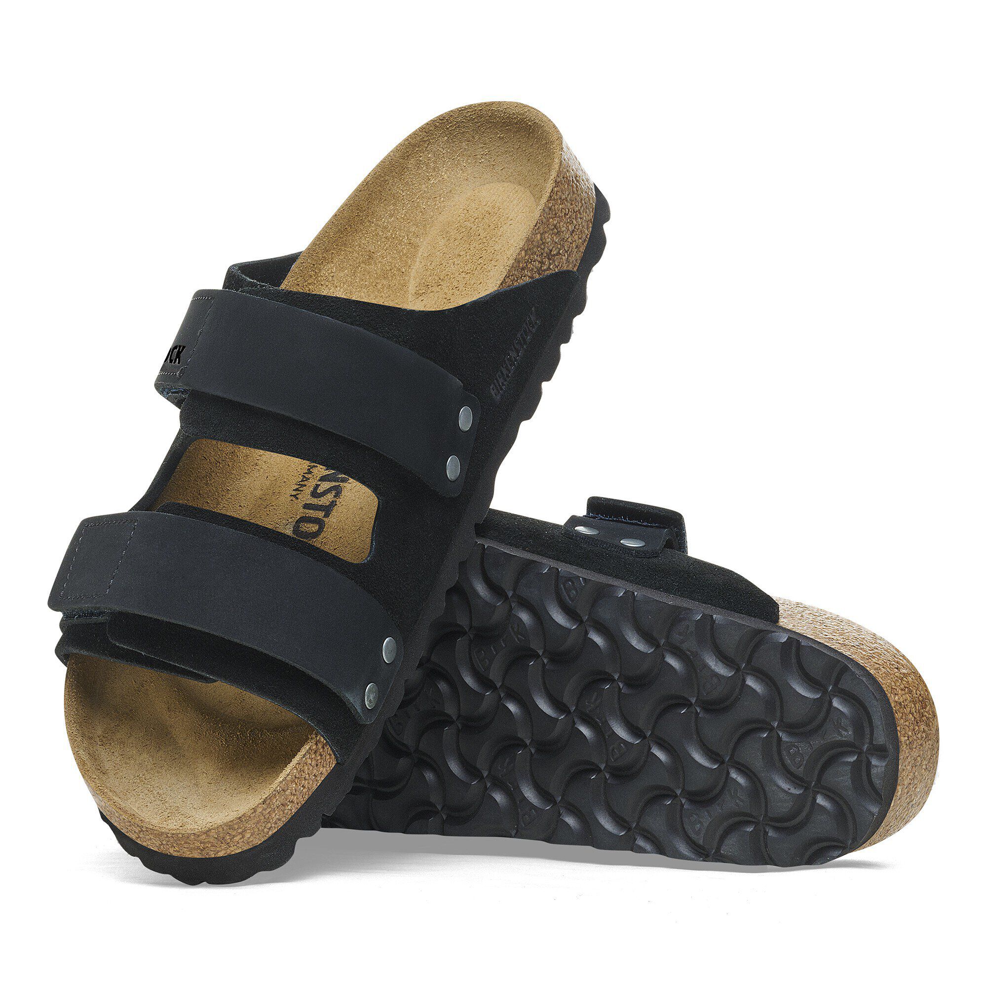 Uji / ウジ ヌバック/スエードレザー ブラック | BIRKENSTOCK
