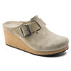 Fanny Suede Leather Taupe