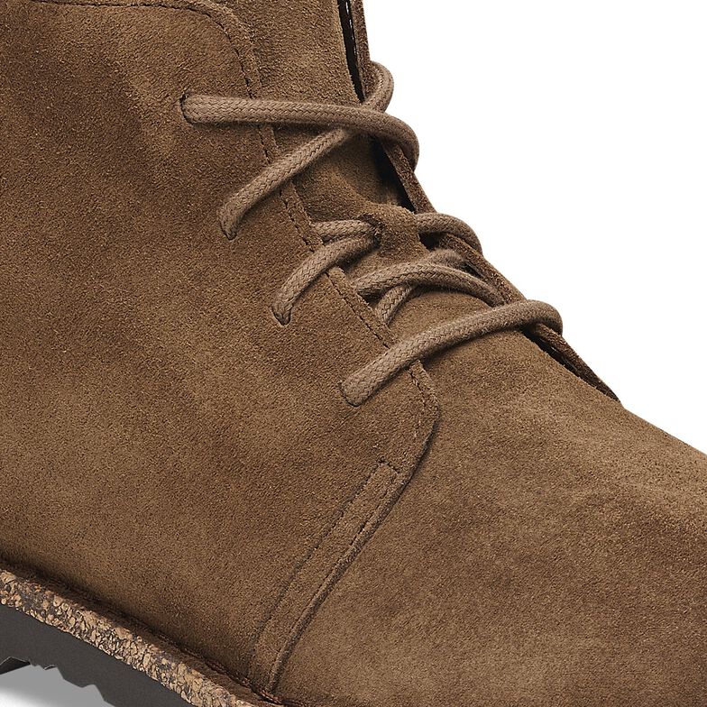 Uppsala Mid Shearling Suede Leather