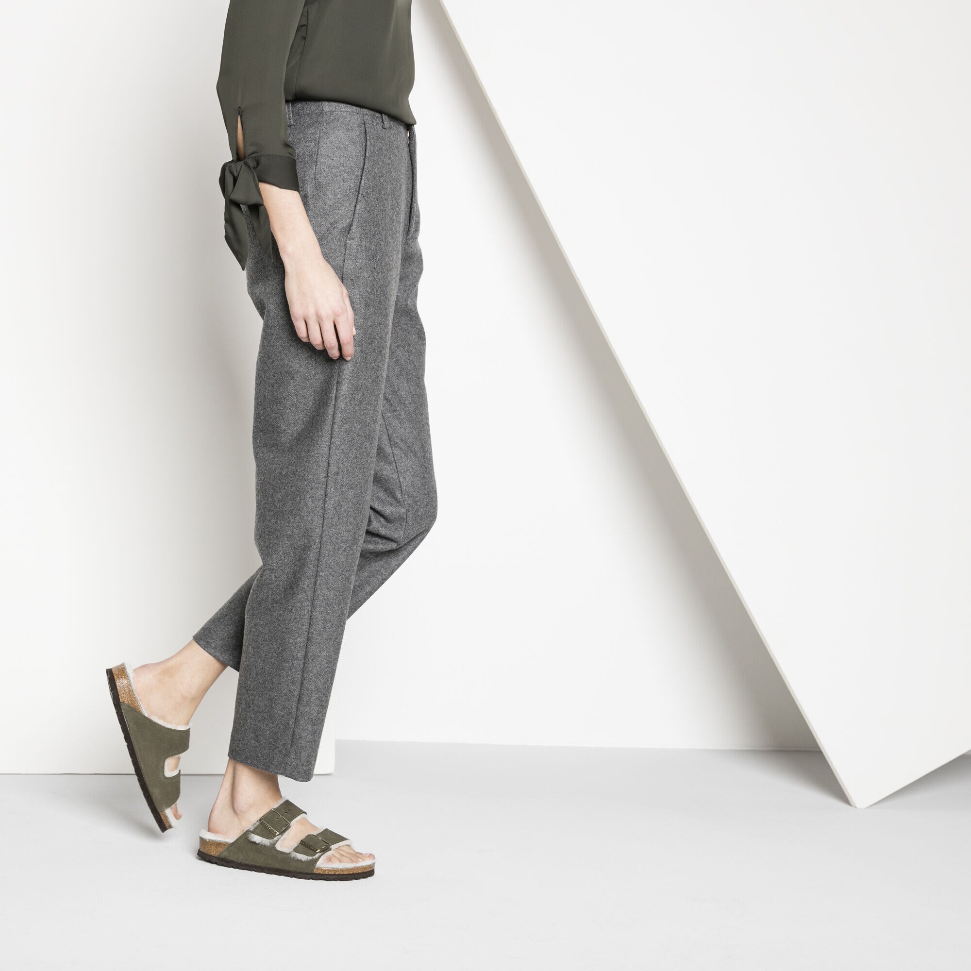 birkenstock arizona suede forest