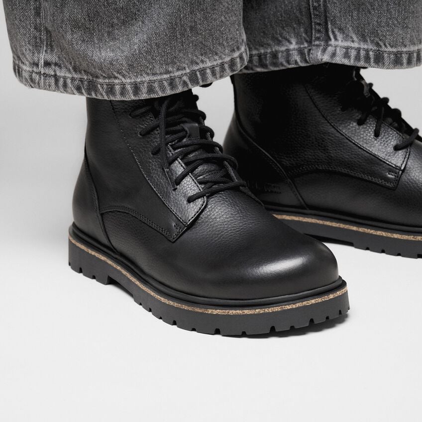 Highwood Lace Mid Men Natural Leather