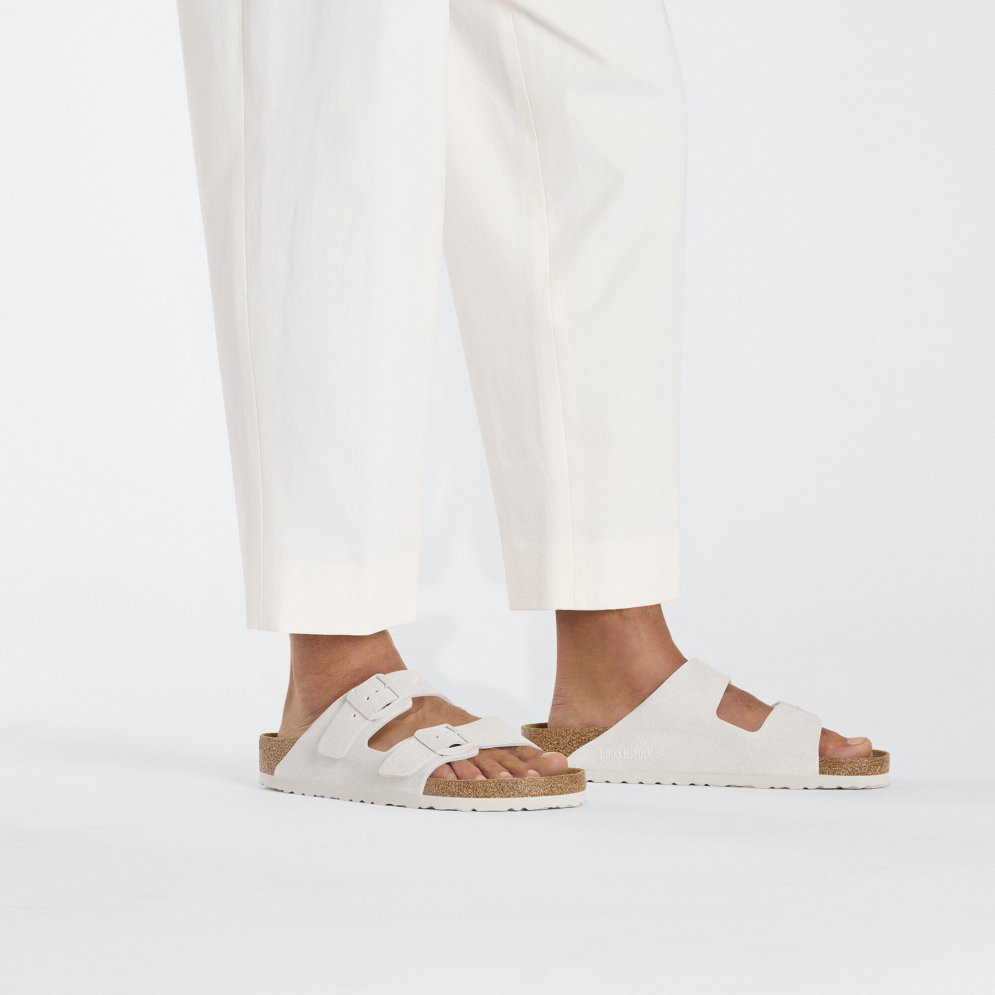 Birkenstock arizona white leather 2025