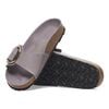 Madrid Big Buckle Natural Leather Patent