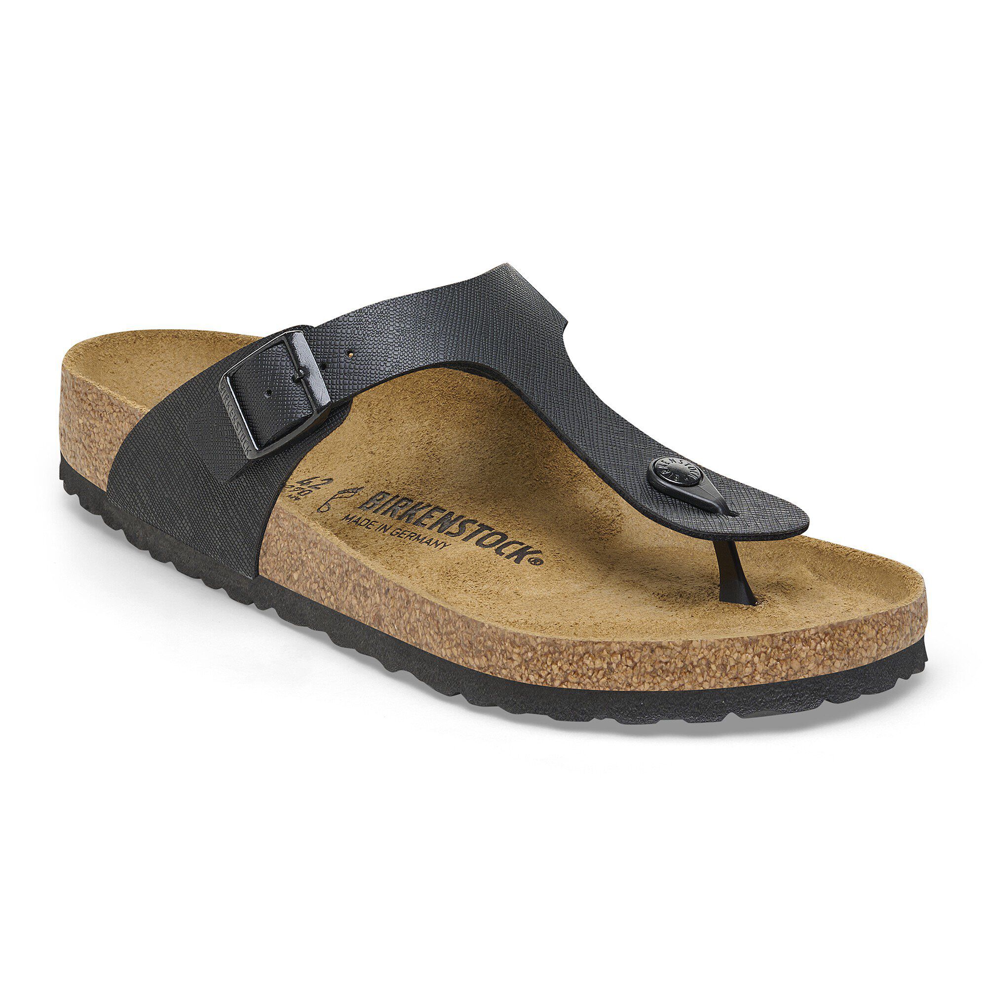 Gizeh Birko-Flor Saffiano Black | BIRKENSTOCK