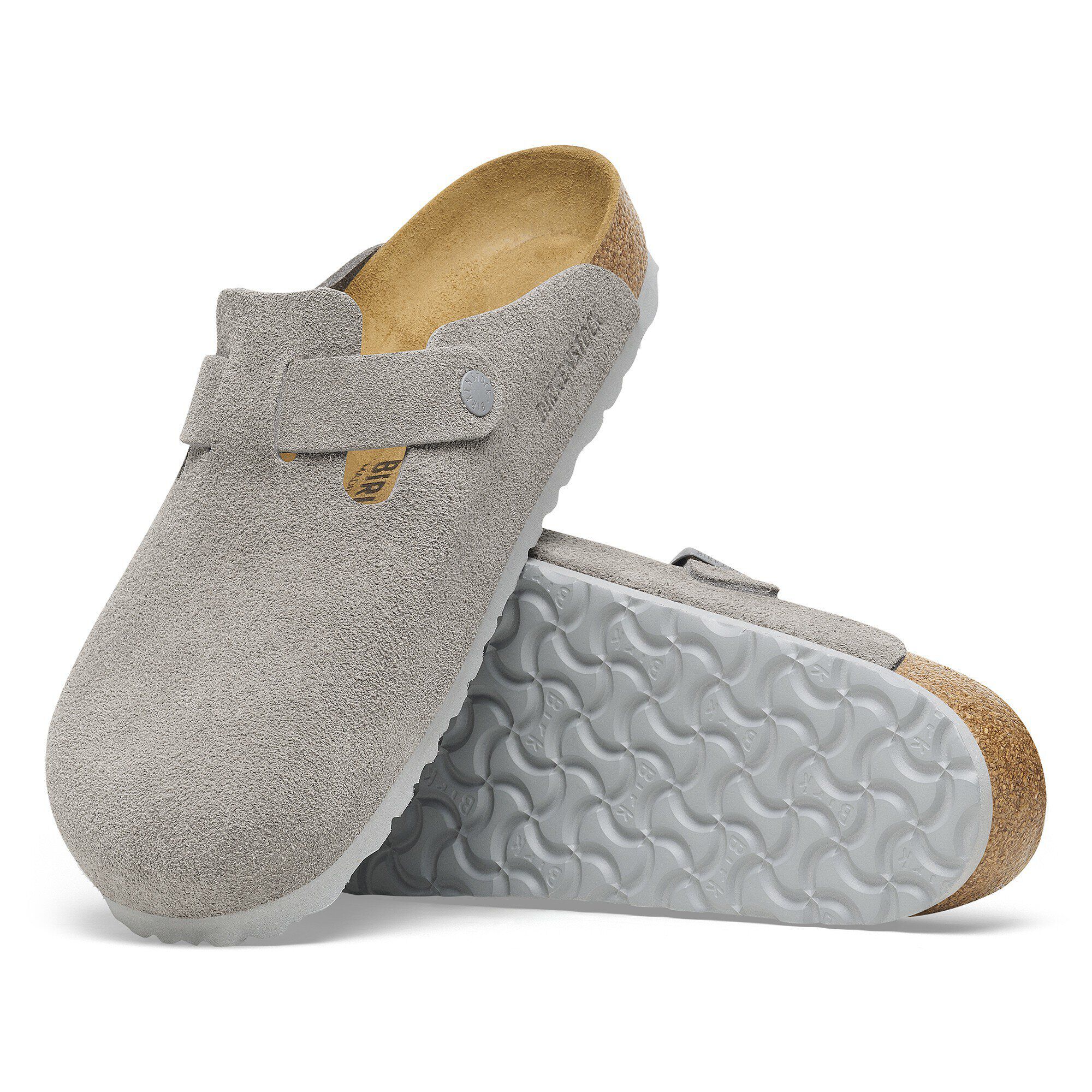 Boston Suede Leather Stone Coin | BIRKENSTOCK