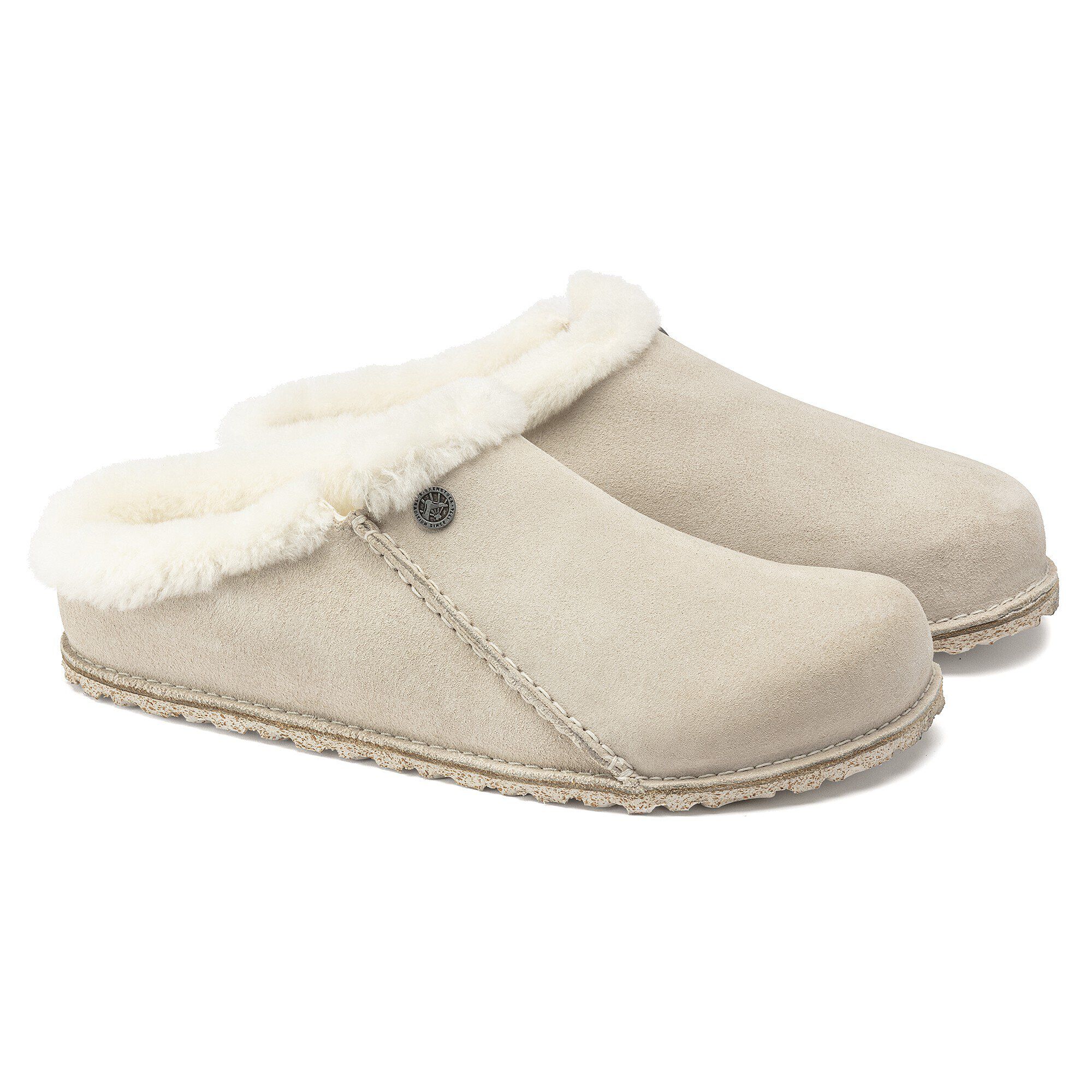 Zermatt Premium Suede Leather Antique White | BIRKENSTOCK