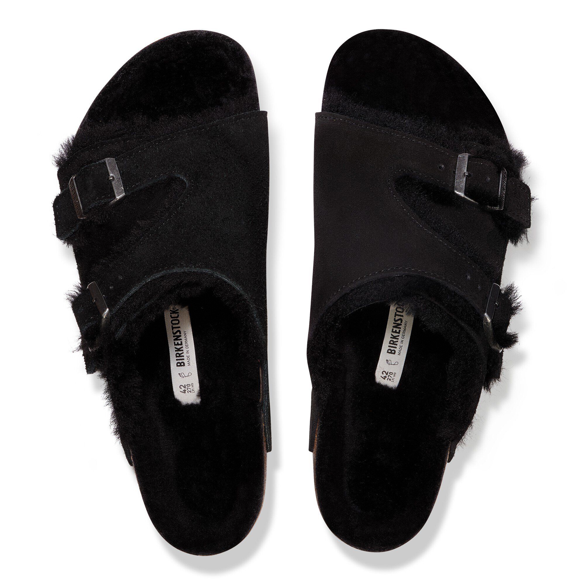 【BIRKENSTOCK】チューリッヒ　スエードレザー - ブラック Zürich / チューリッヒ スエードレザー ブラック | BIRKENSTOCK