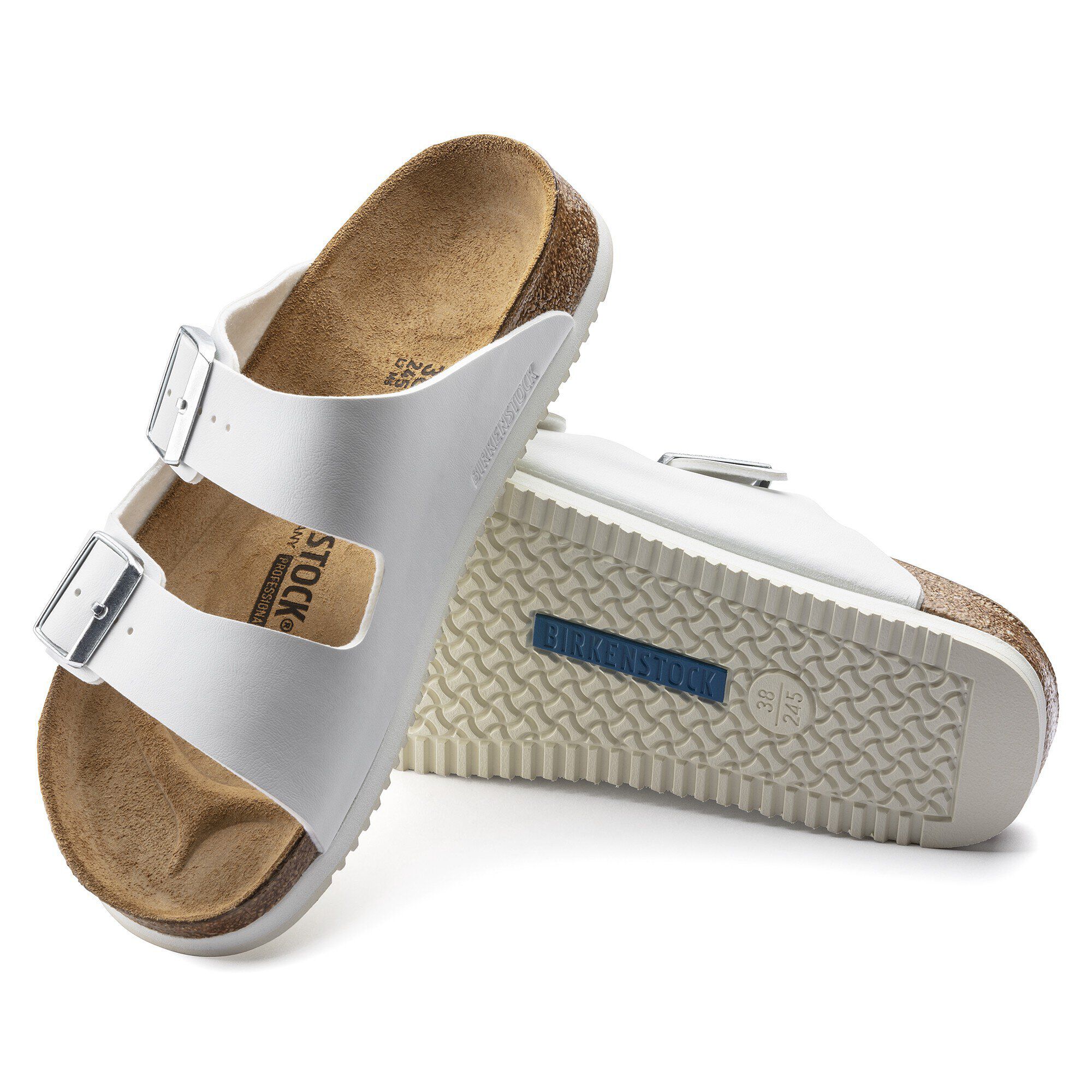 靴 BIRKENSTOCK 1025180 Arizona PROF White Arizona PROF Birko-Flor White | BIRKENSTOCK