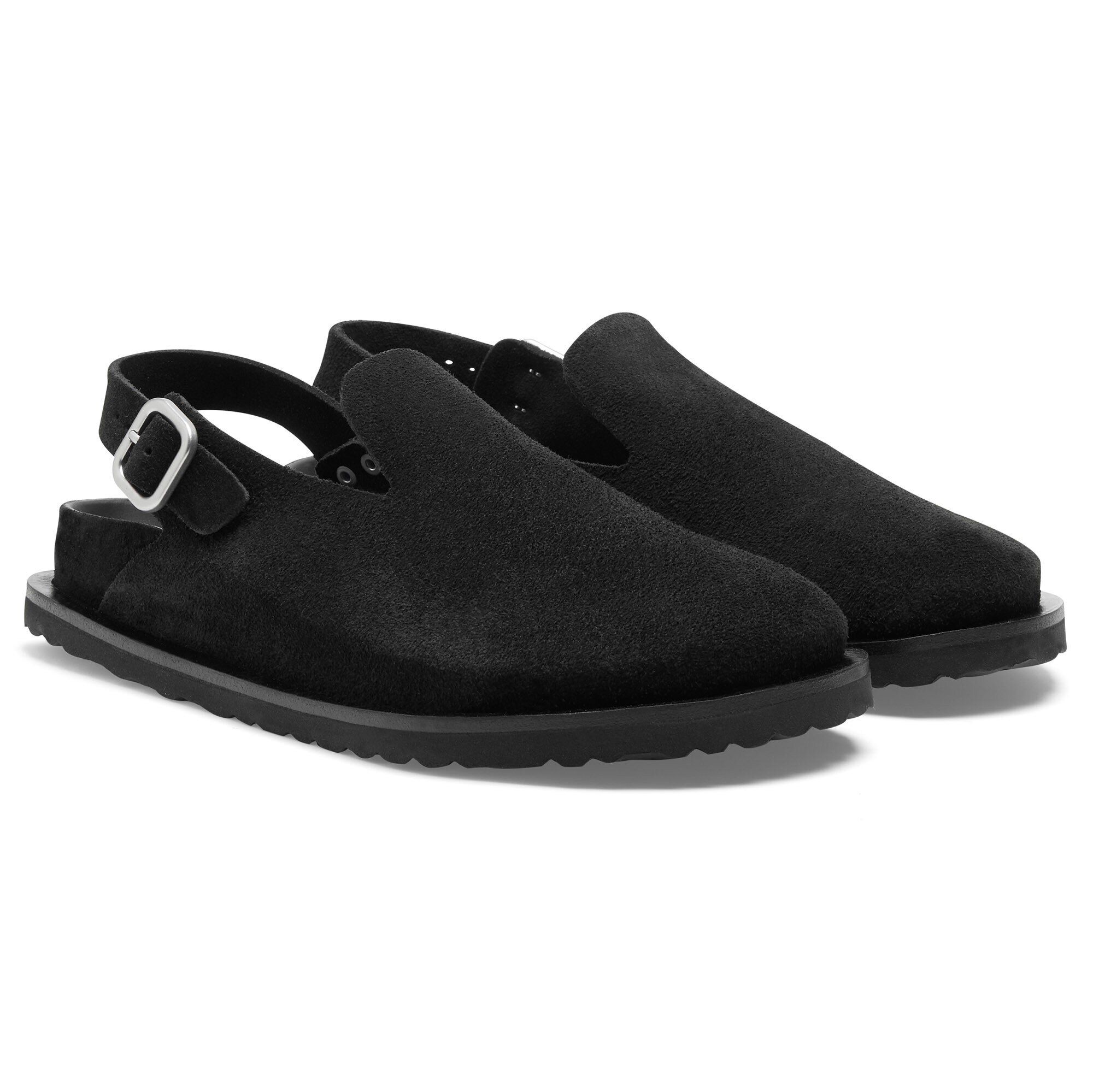 BIRKENSTOCK×JIL SANDER BERLIN 41 BLACK Jil Sander Berlin Suede Leather Black | BIRKENSTOCK