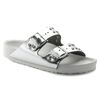 Arizona Natural Leather Metallic Silver Diamond