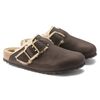 Boston Bold Shearling Natural Leather
