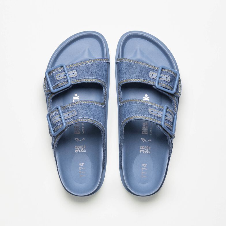 1774 Arizona Denim Cuero natural -Fieltro Faded Denim