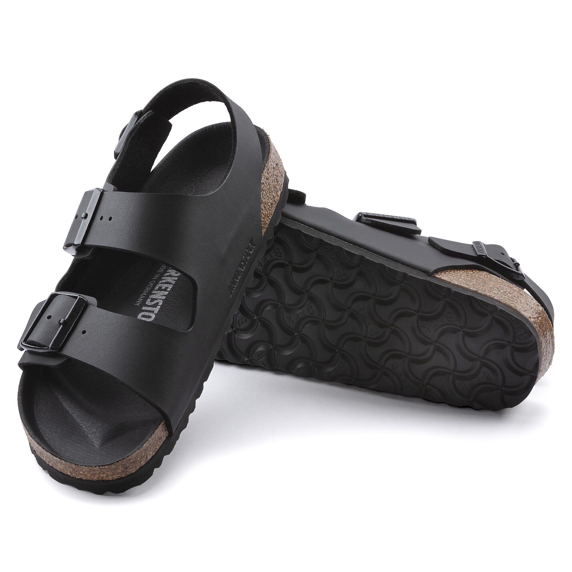 Milano BS Birko-Flor Triples Black | BIRKENSTOCK