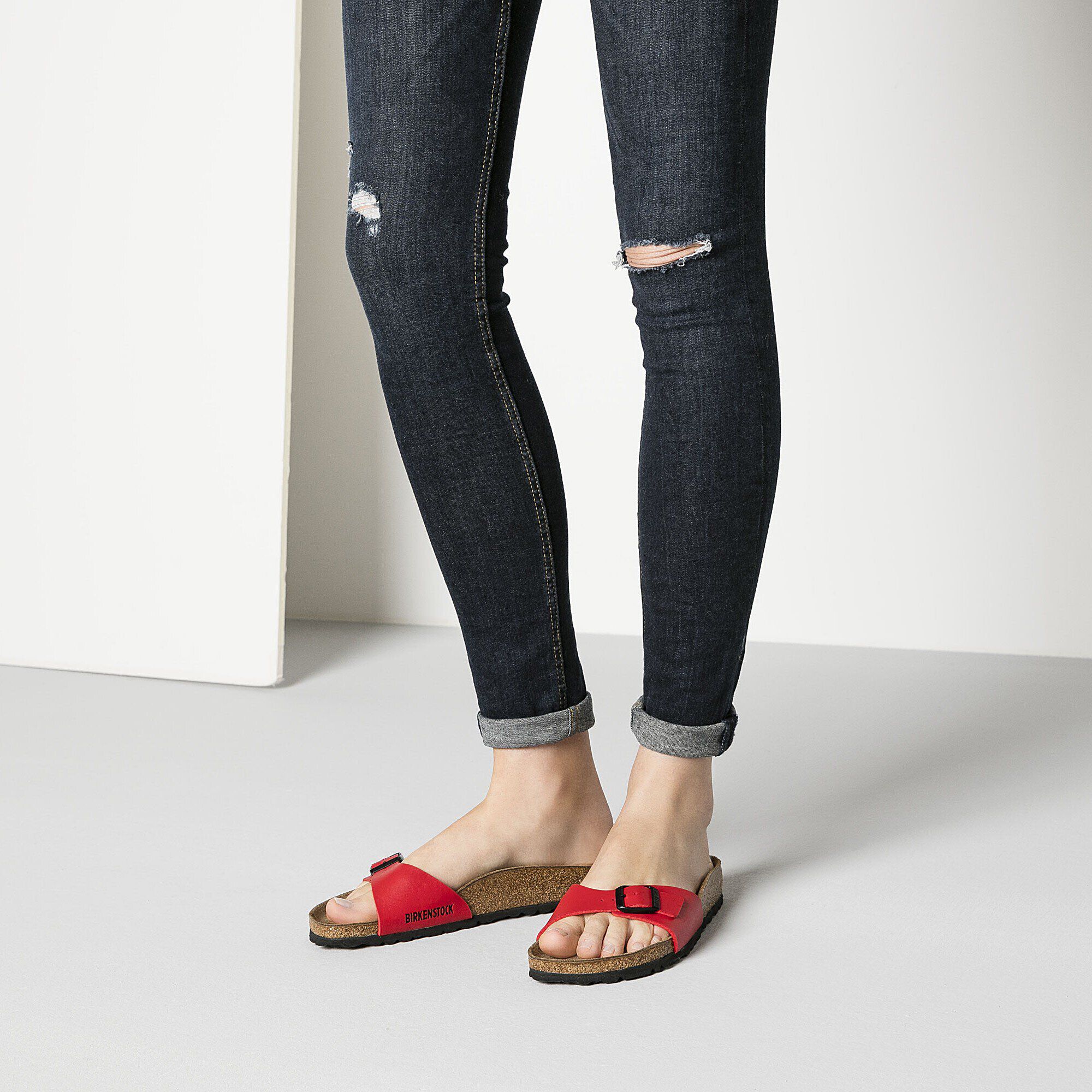 Birkenstock cherry red clearance