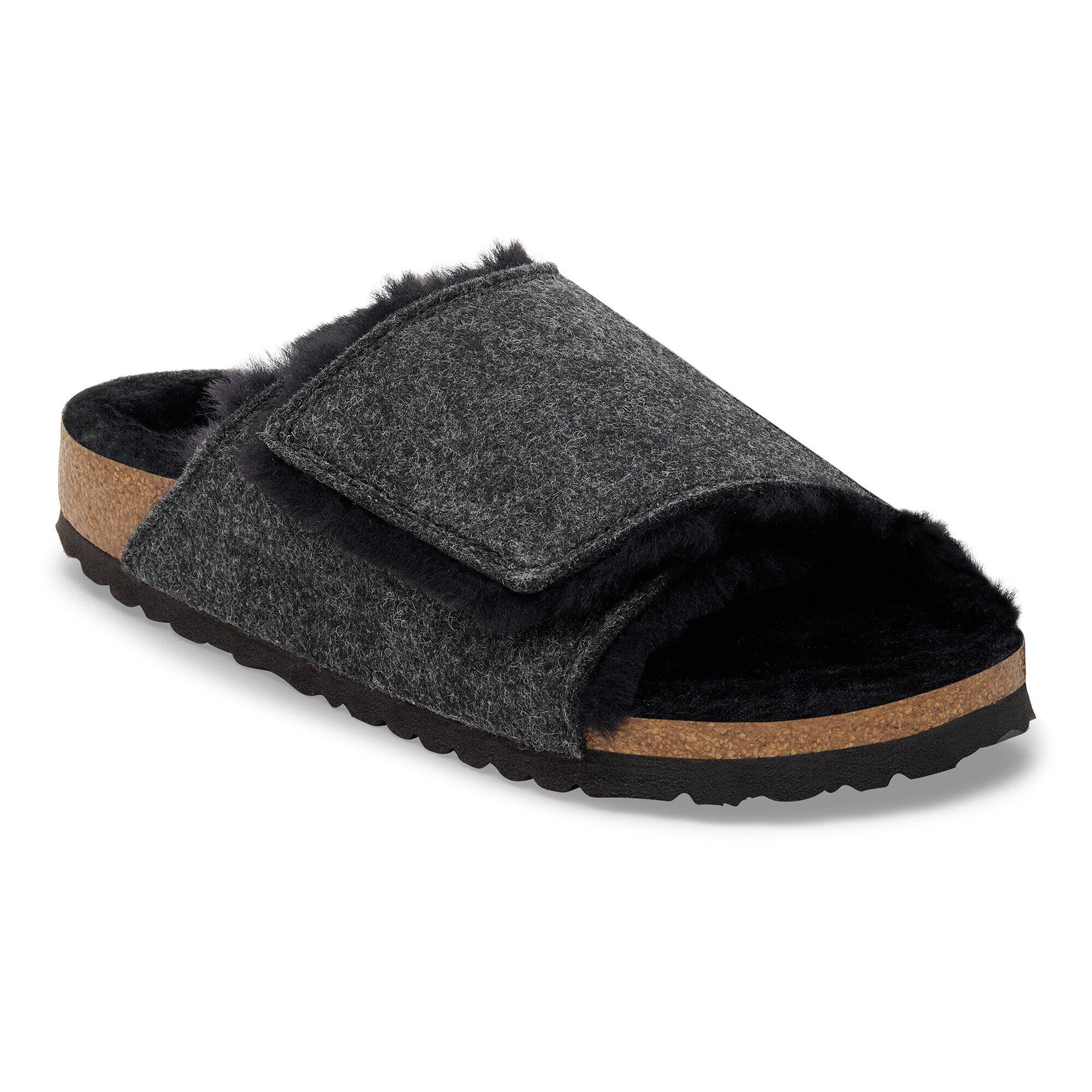 ビルケンシュトック BIRKENSTOCK サンダル ソラナ フェルト シアリング [1030823 FW25] SOLANA FELT SHEARLING レディース 靴 ドイツ製 コンフォートサンダル 健康サンダル ANTHRACITE | FELT 正規取扱店 Solana Shearling / ソラナ シアリング フェルト アンスラサイト