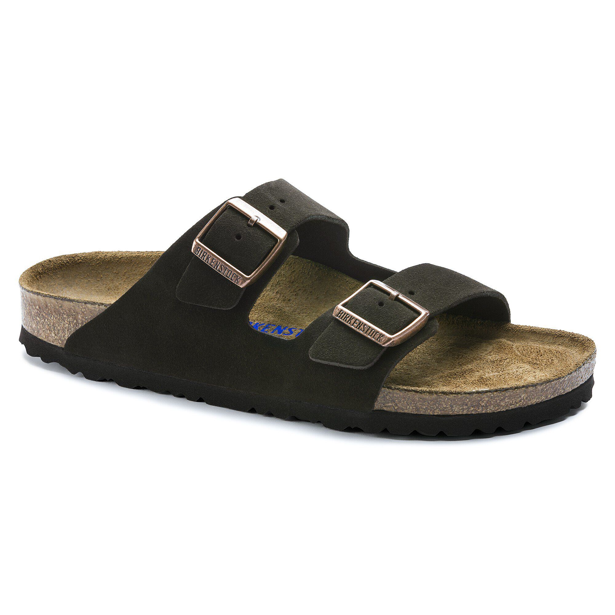 birkenstock arizona mocha soft footbed