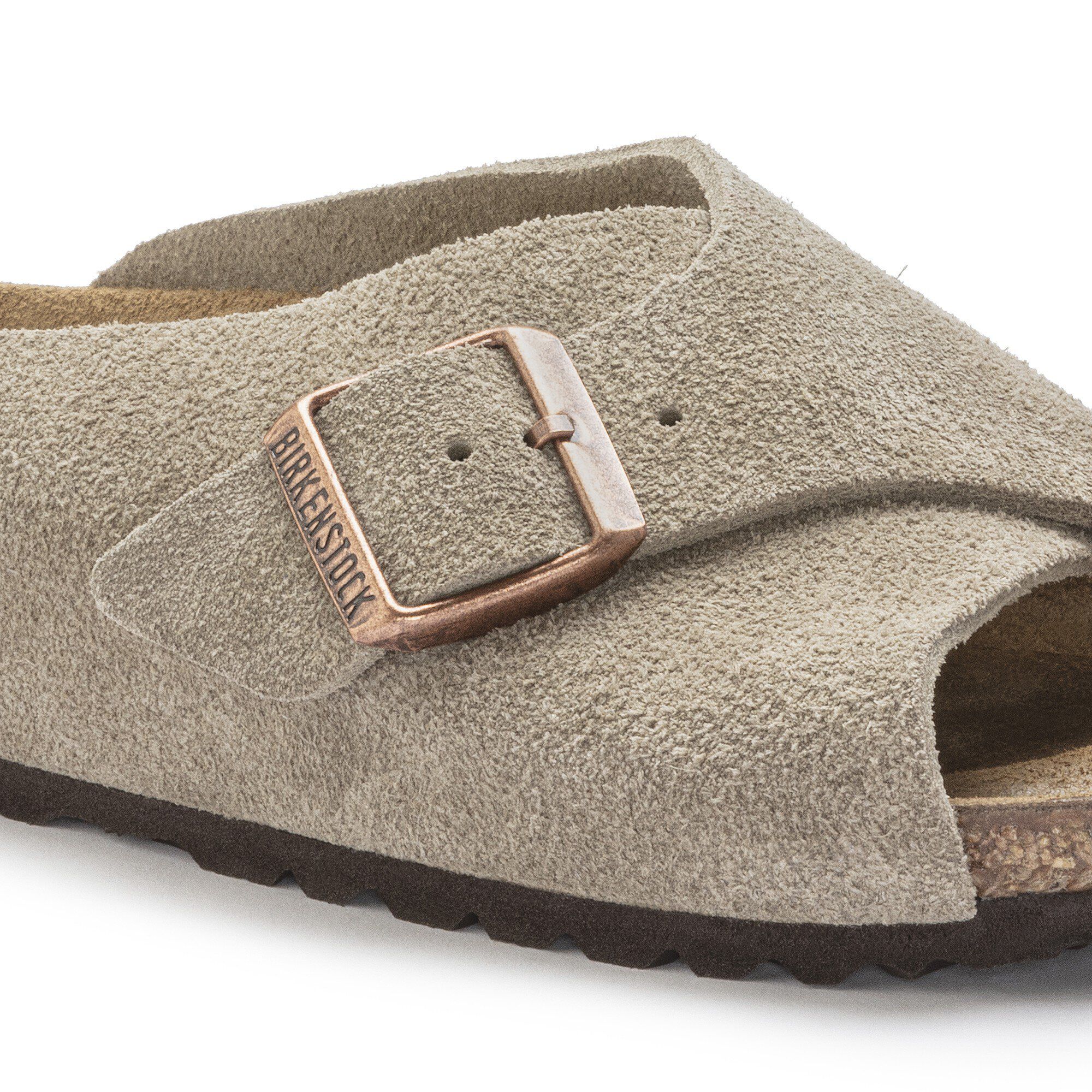 Arosa Suede Leather Taupe