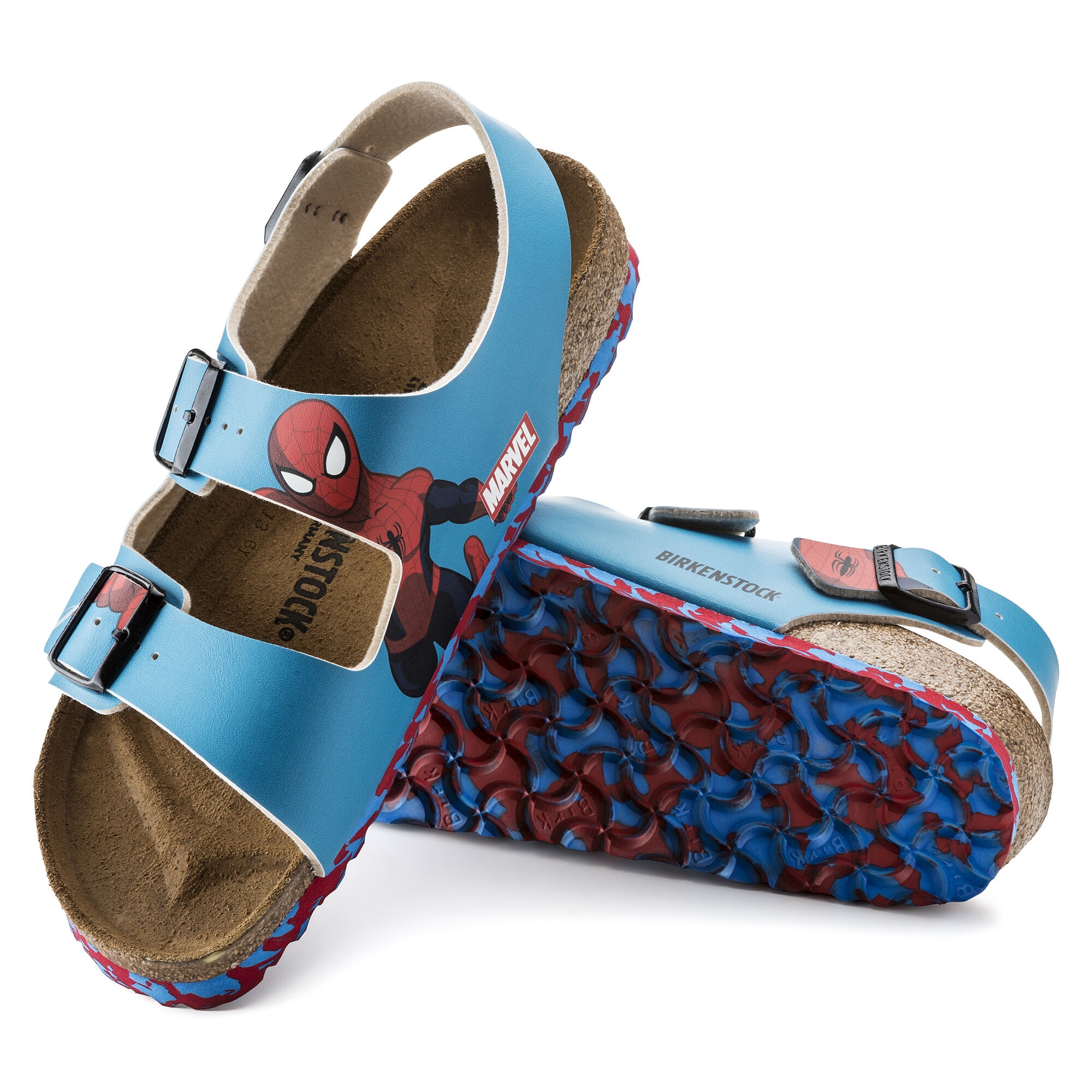 birkenstock spiderman sandals