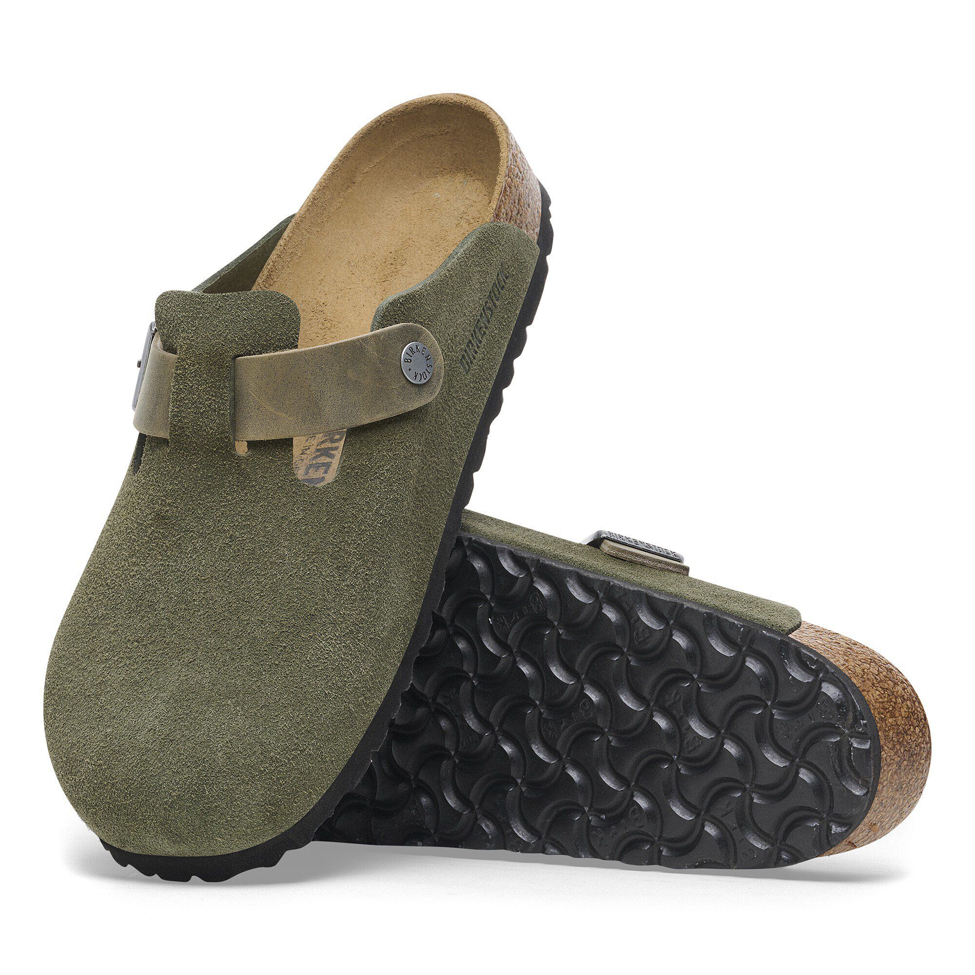 Boston BS Mixed Leather Thyme | BIRKENSTOCK