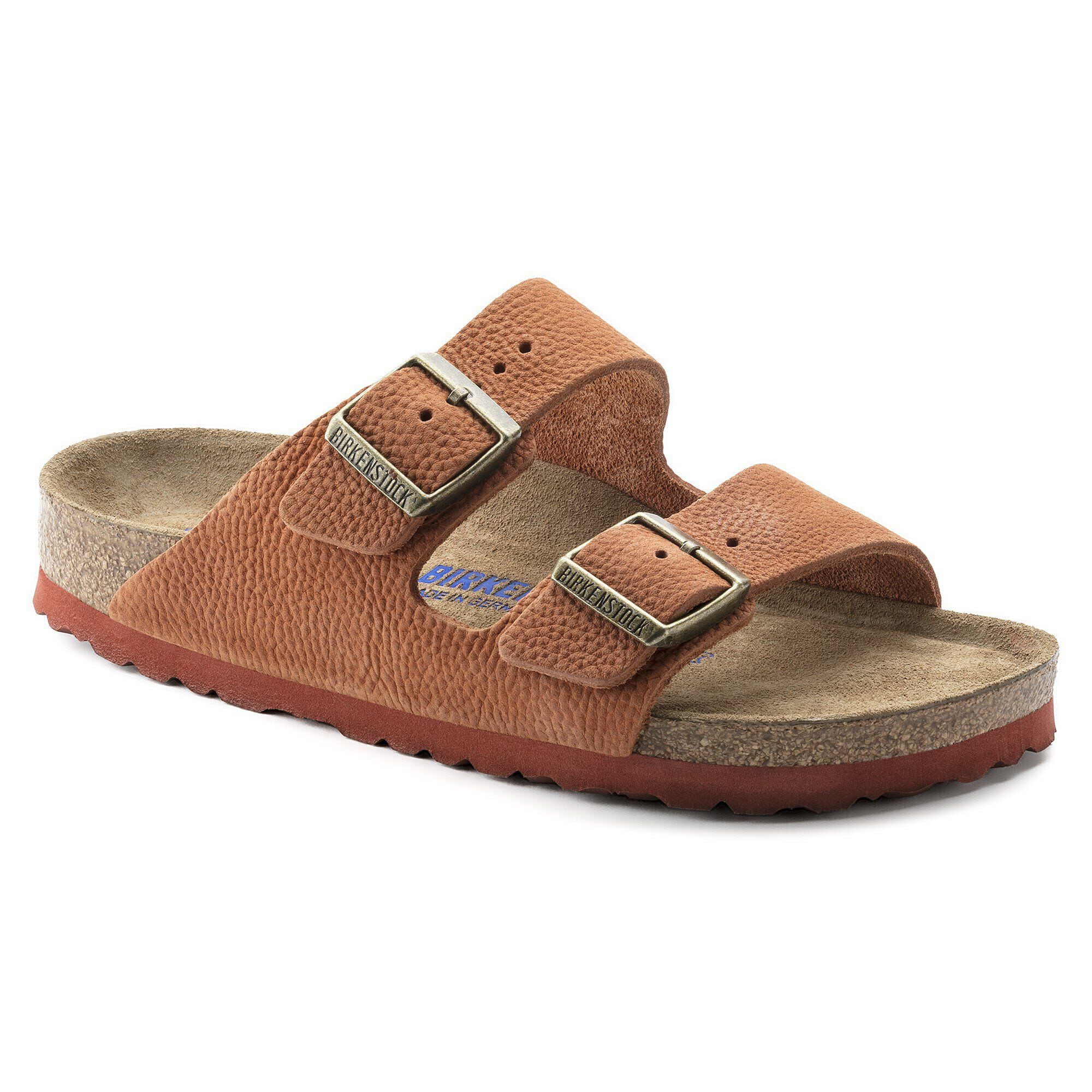 Birkenstock Arizona testa di moro pelle liscia Larghezza normale pelle liscia Birkenstock Arizona testa di moro pelle liscia Larghezza normale pelle liscia