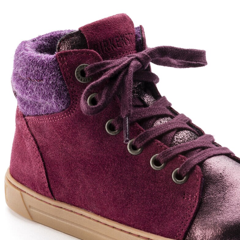 Bartlett Suede Leather Plum Bartlett Suede Leather Plum