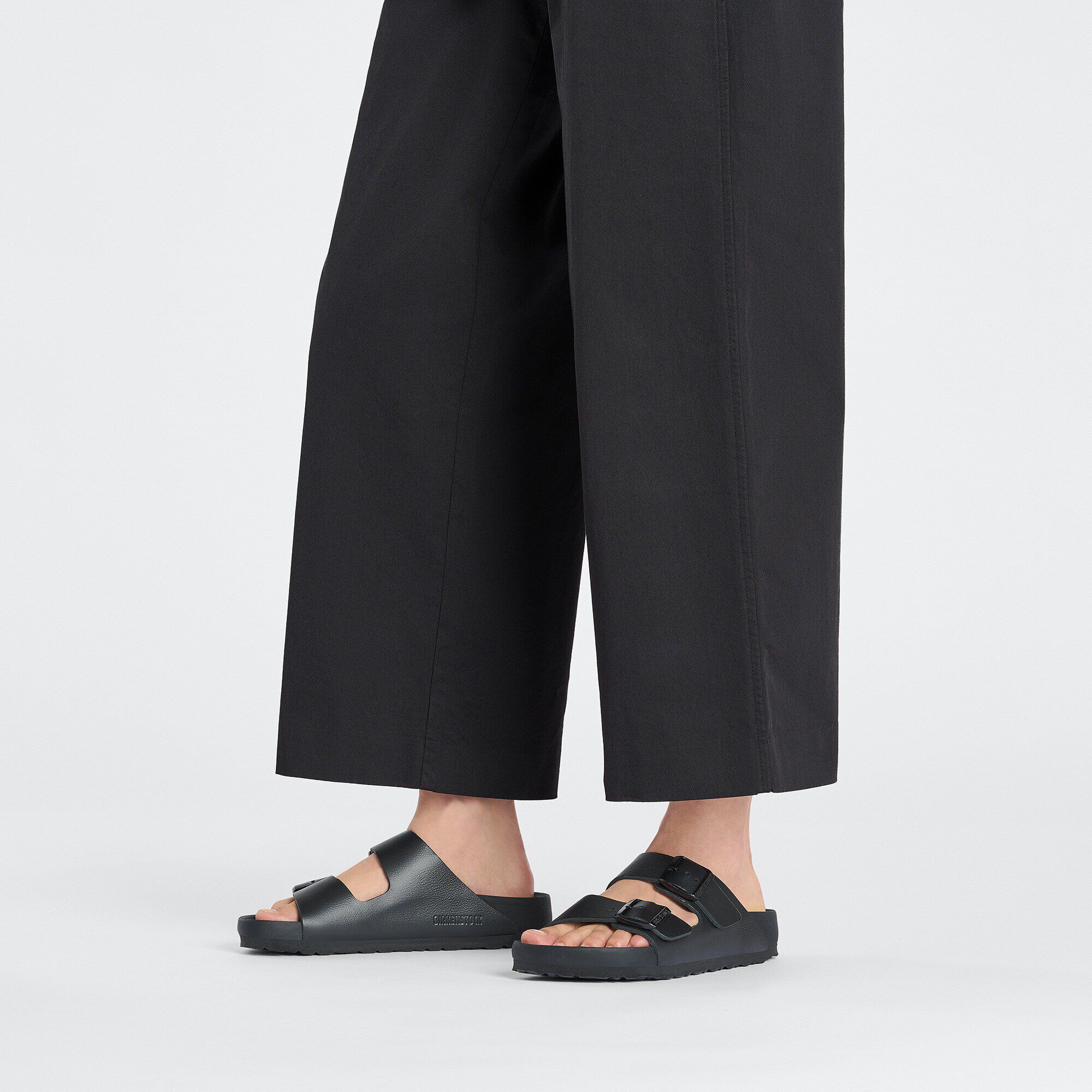 Arizona Natural Leather Black BIRKENSTOCK