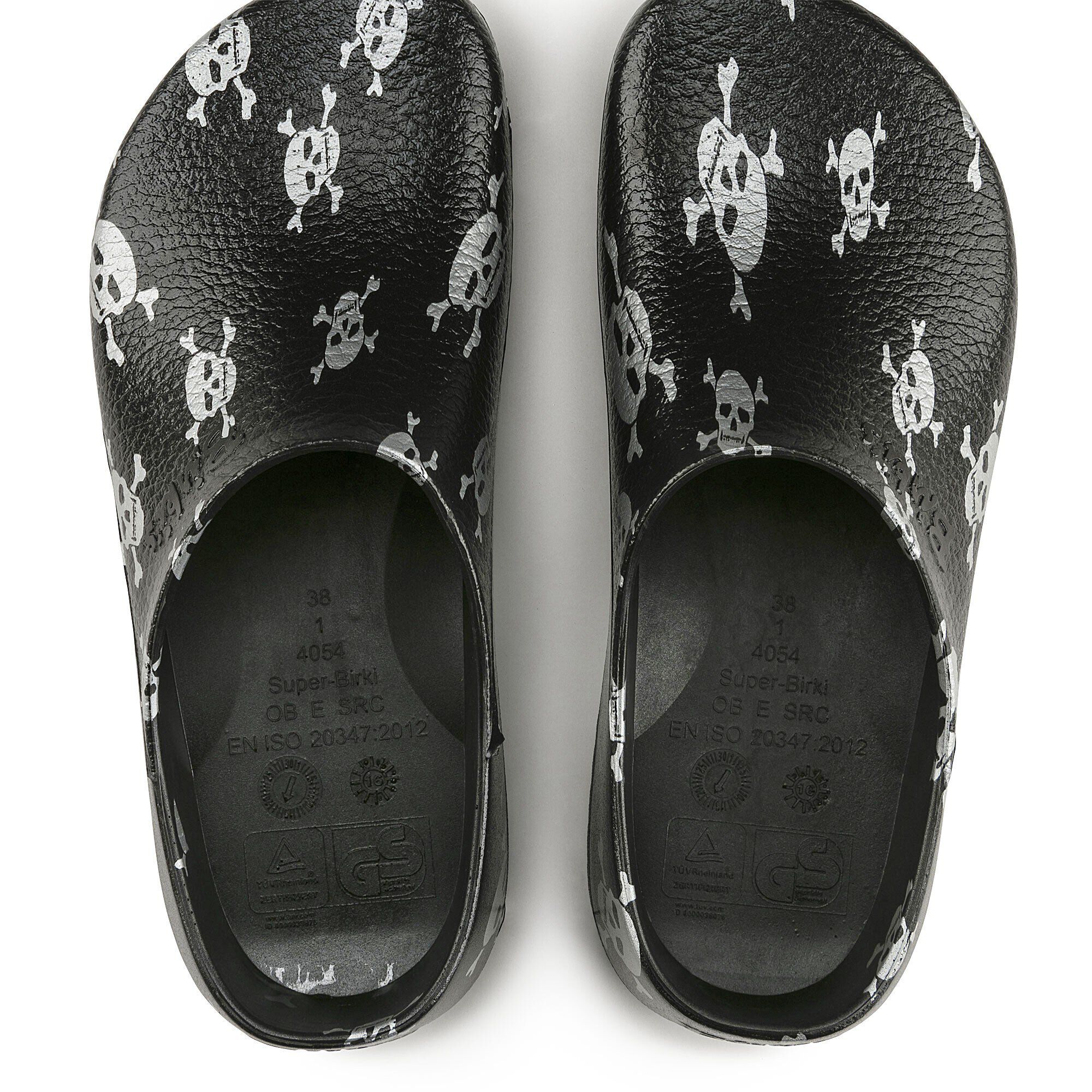 super birki black skull