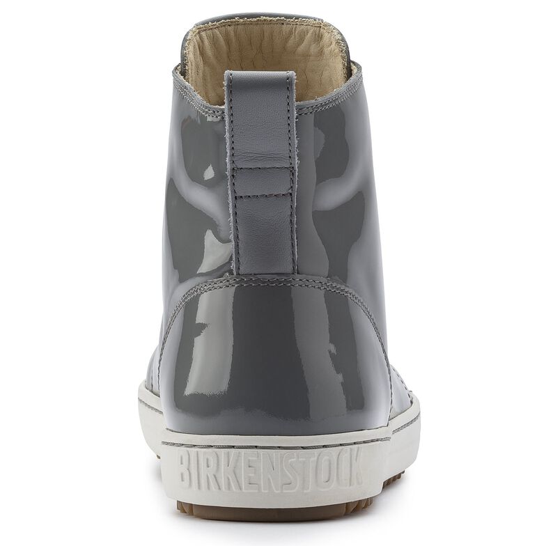 Bartlett Embossed Leather Patent Grey Bartlett Embossed Leather Patent Grey