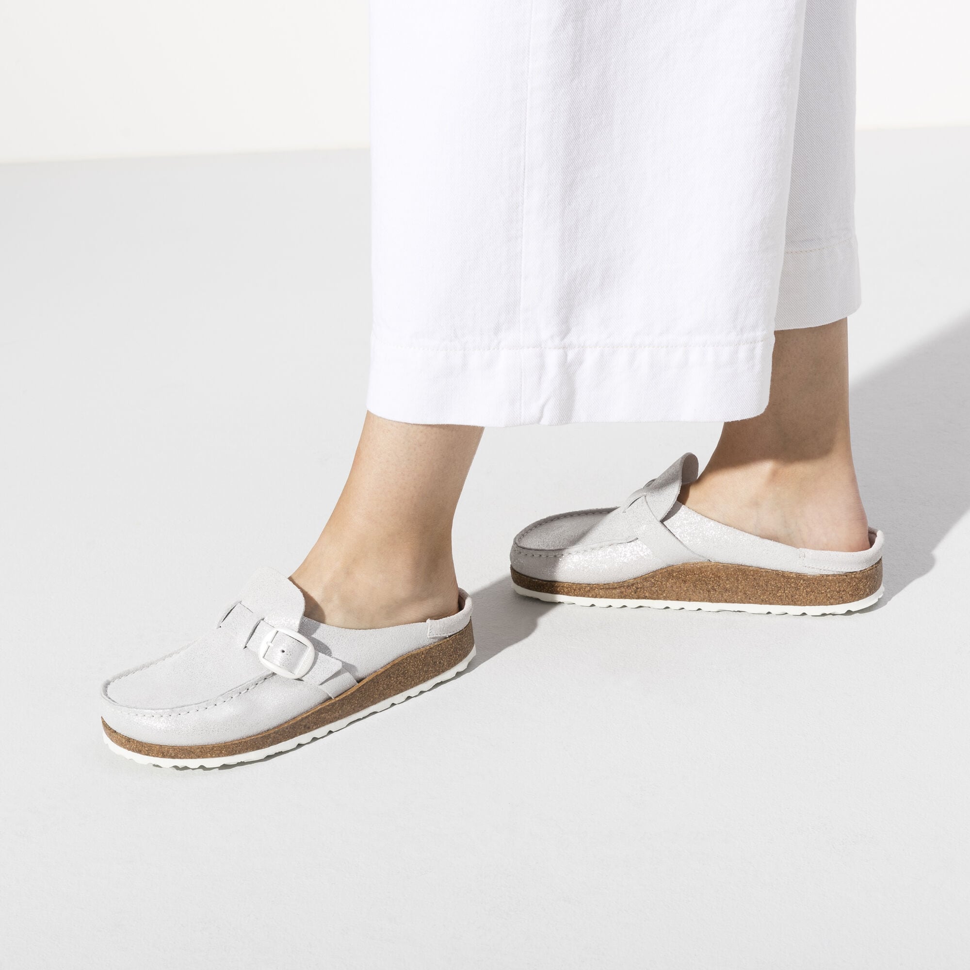 Birkenstock buckley silver online