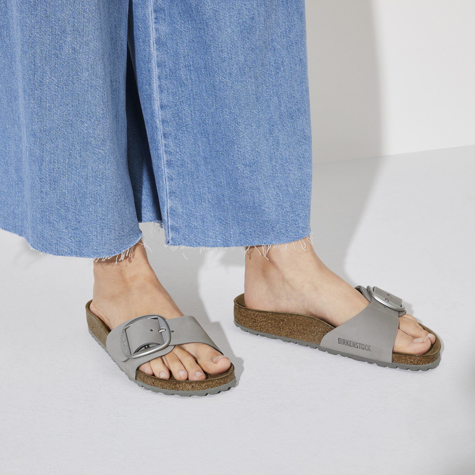 【新品】BIRKENSTOCK Madrid 26cm Madrid Vegan Synthetics in Color Gray Taupe | BIRKENSTOCK US