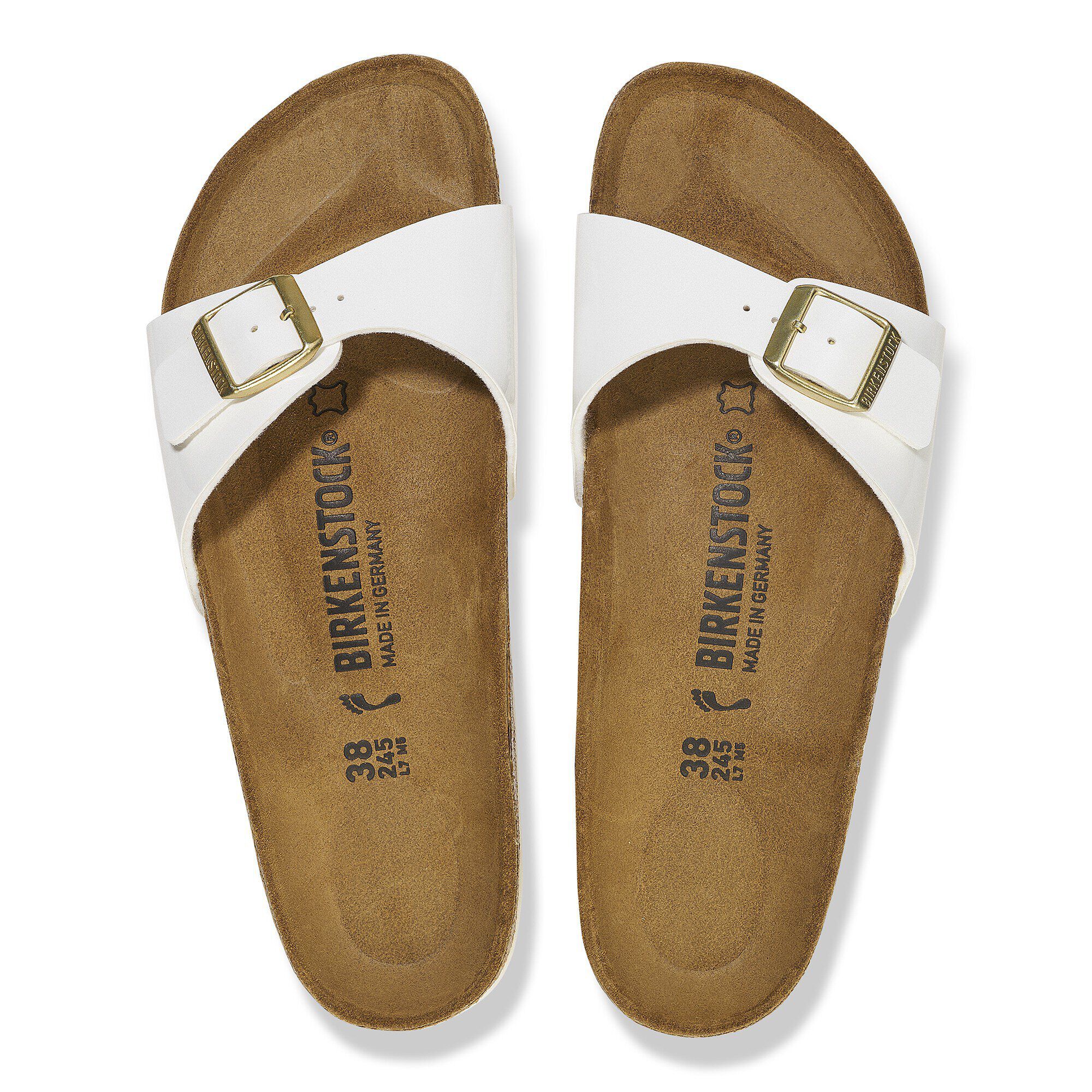 Madrid Birko Flor Patent Patent White BIRKENSTOCK
