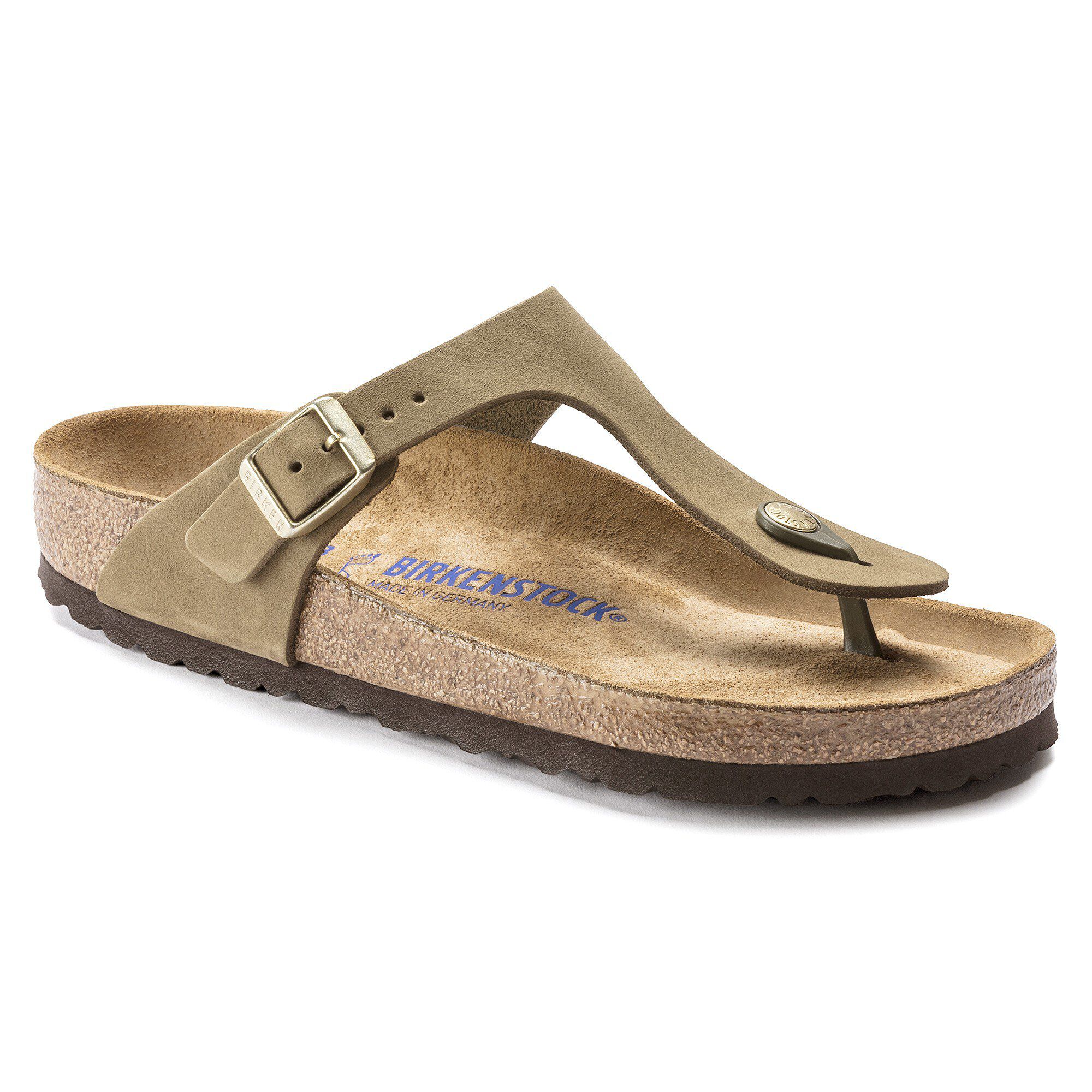 Gizeh soft footbed nubuck leather clearance