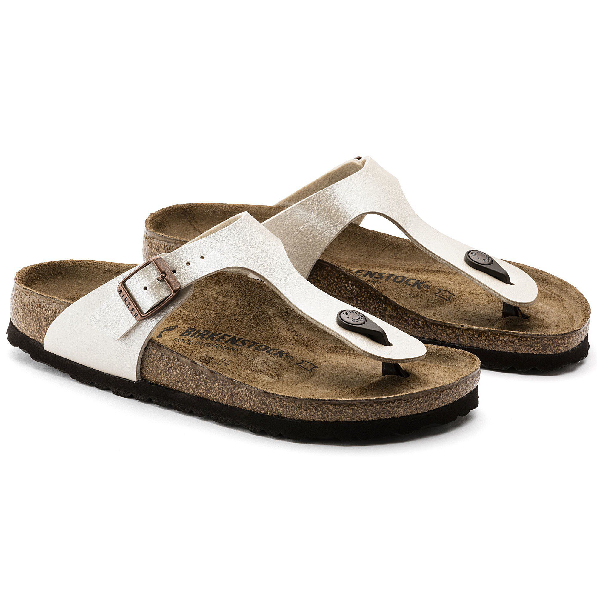 Birkenstock gizeh off white deals