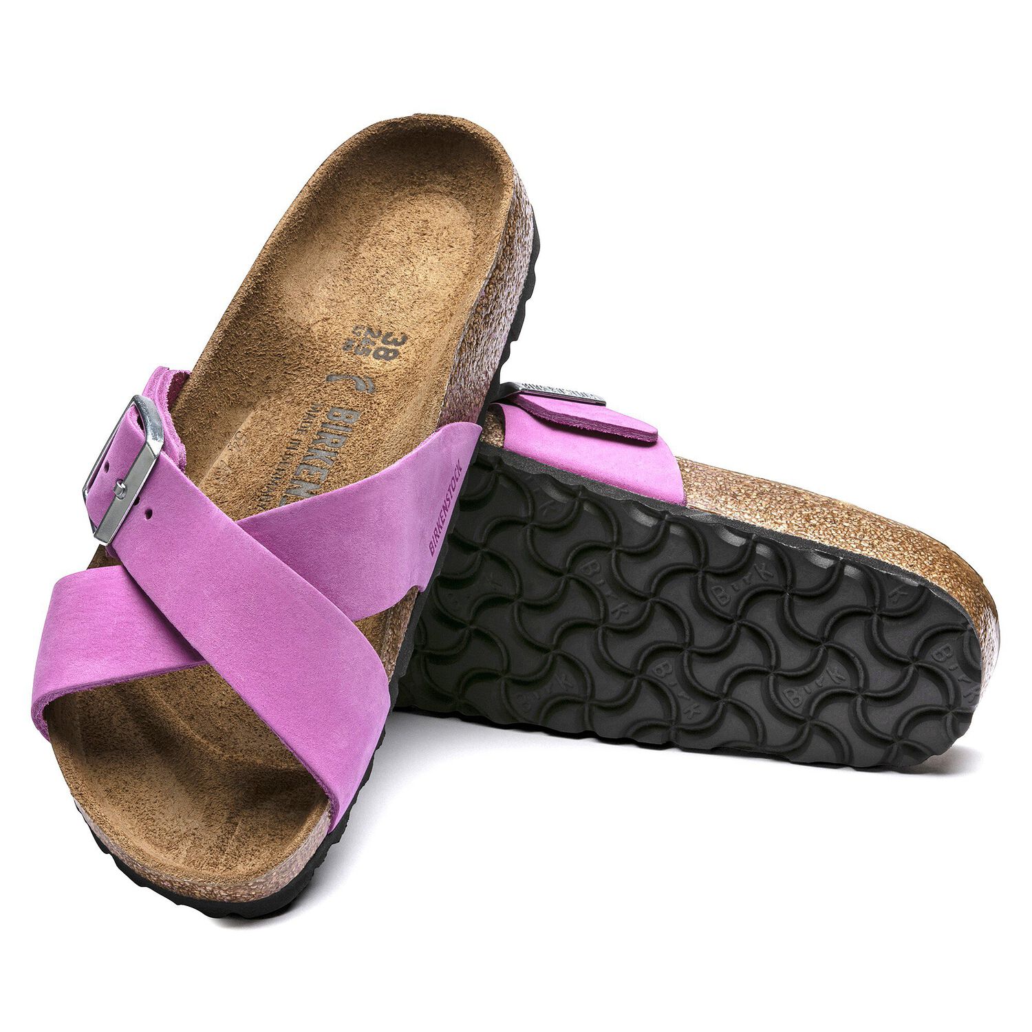 arizona nubuck leather purple orchid