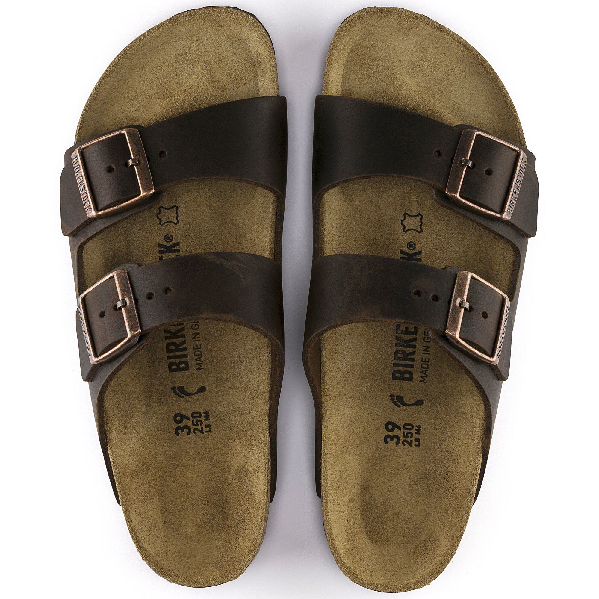 非常に高い品質 Arizona / BIRKENSTOCK | ハバナ オイルドレザー アリゾナ 靴