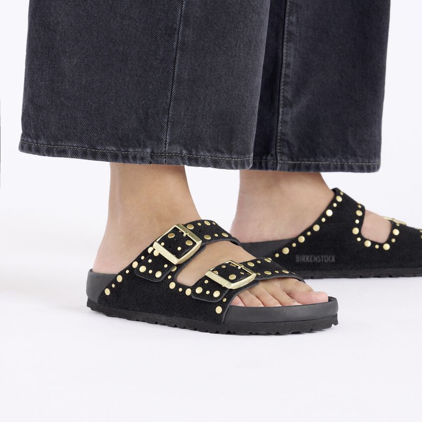 Arizona Rivet Suede Leather