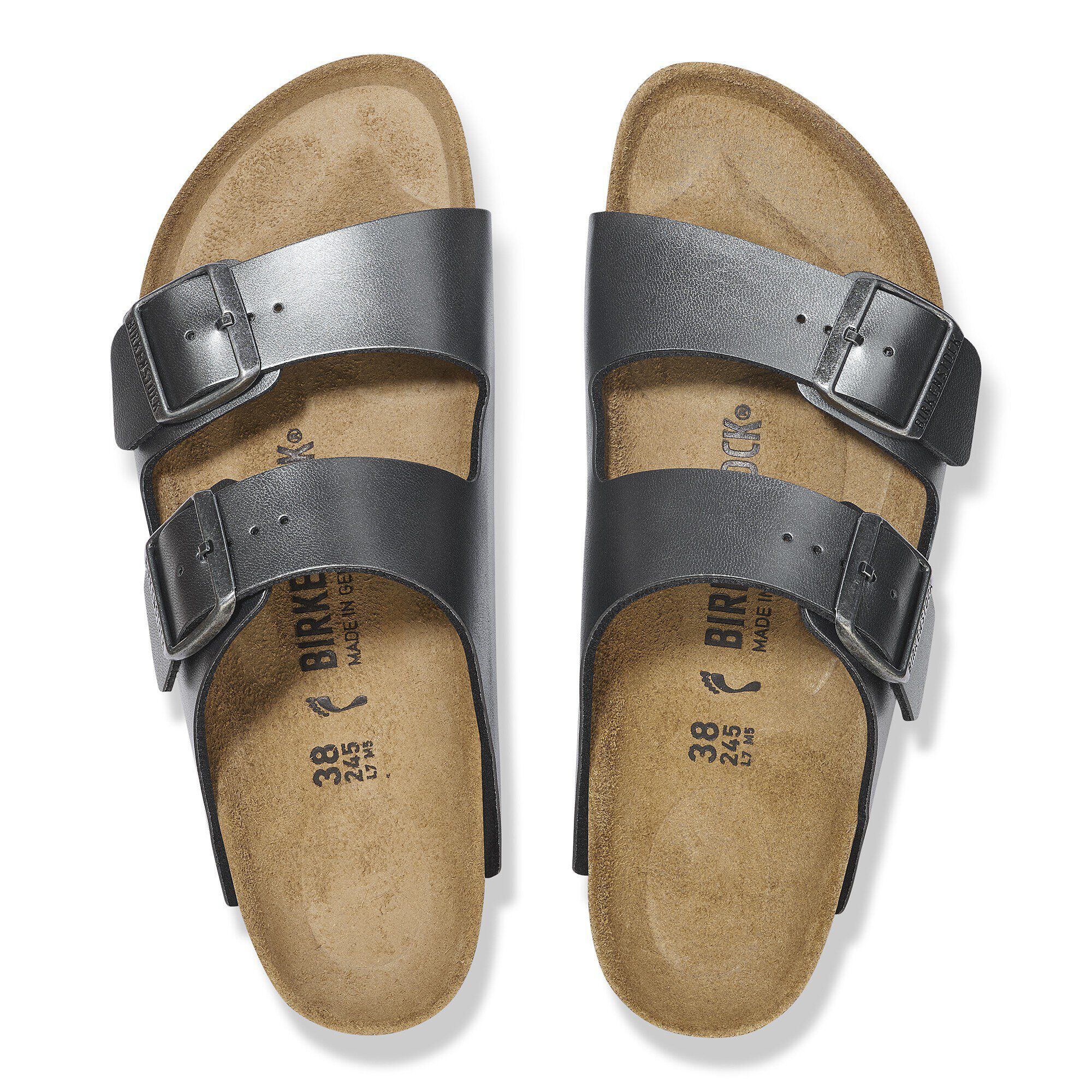Arizona Birko-Flor Metallic Black | BIRKENSTOCK