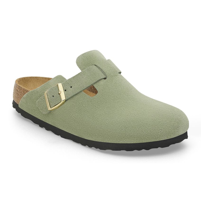 Boston Soft Footbed Suede Leather Boston Soft Footbed Suede Leather