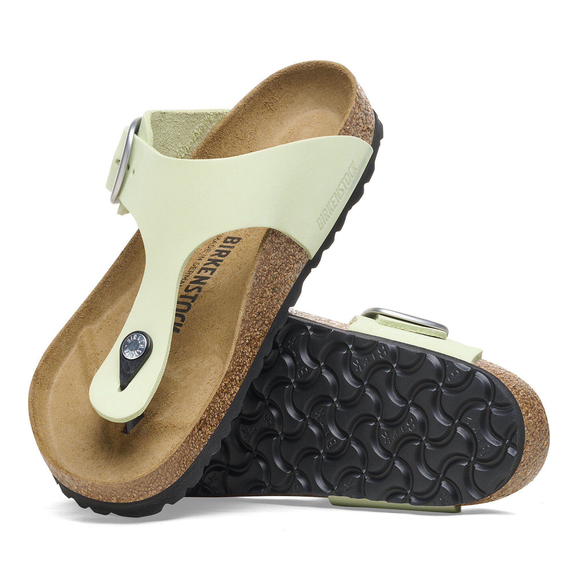 Gizeh Big Buckle Nubuk Leather