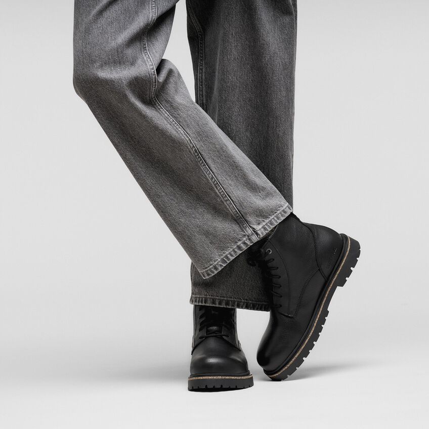 Highwood Lace Mid Men Natural Leather