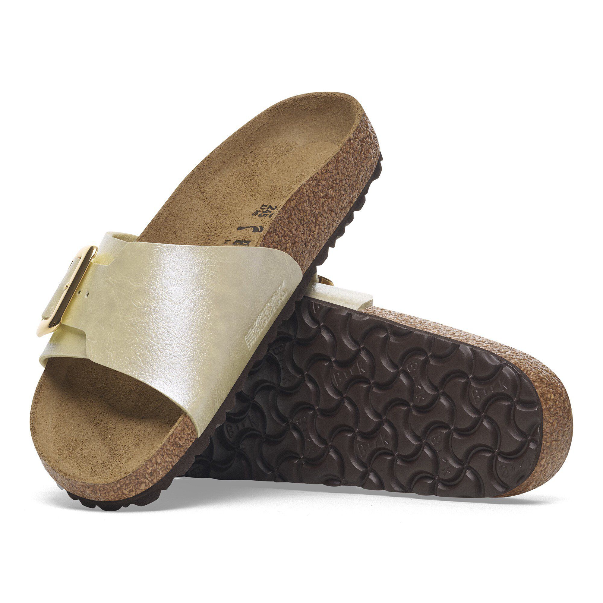 正規品★BIRKENSTOCK Catalina クッションバックル Catalina Cushion Buckle Birko-Flor Graceful Pearl White
